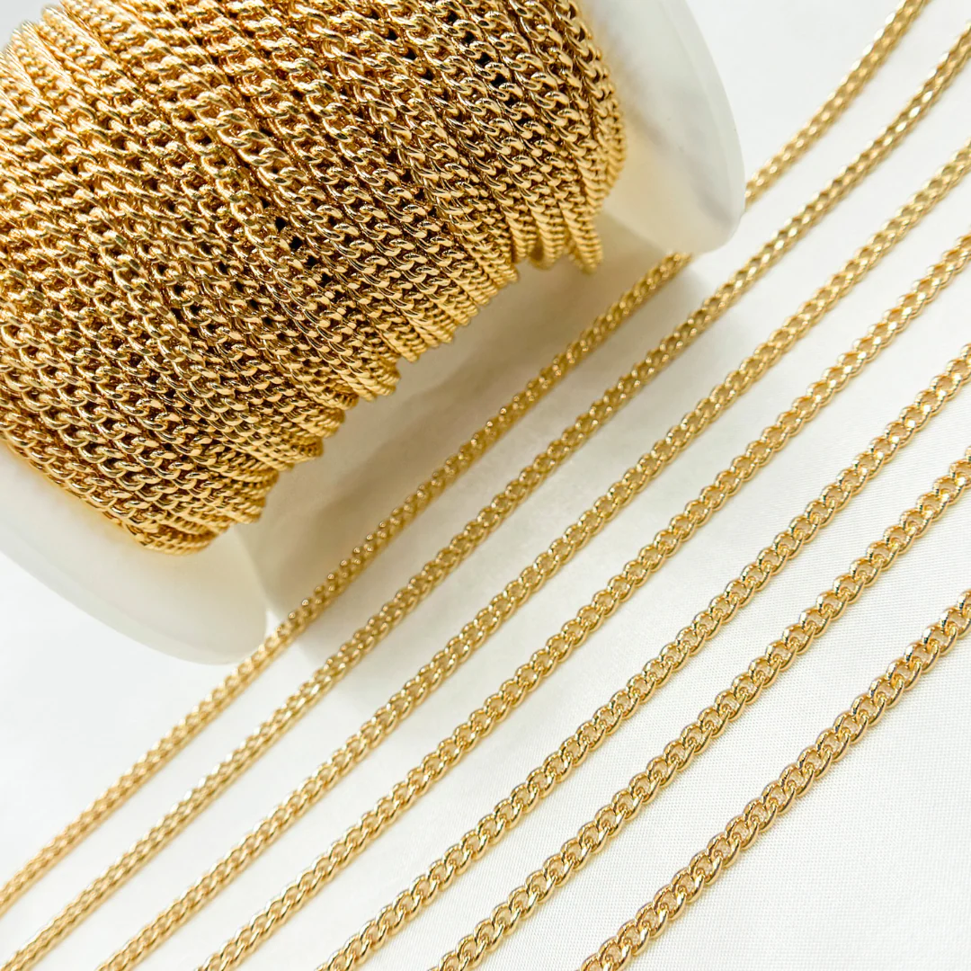 62FGF. 14k Gold Filled Curb Chain - Image 4
