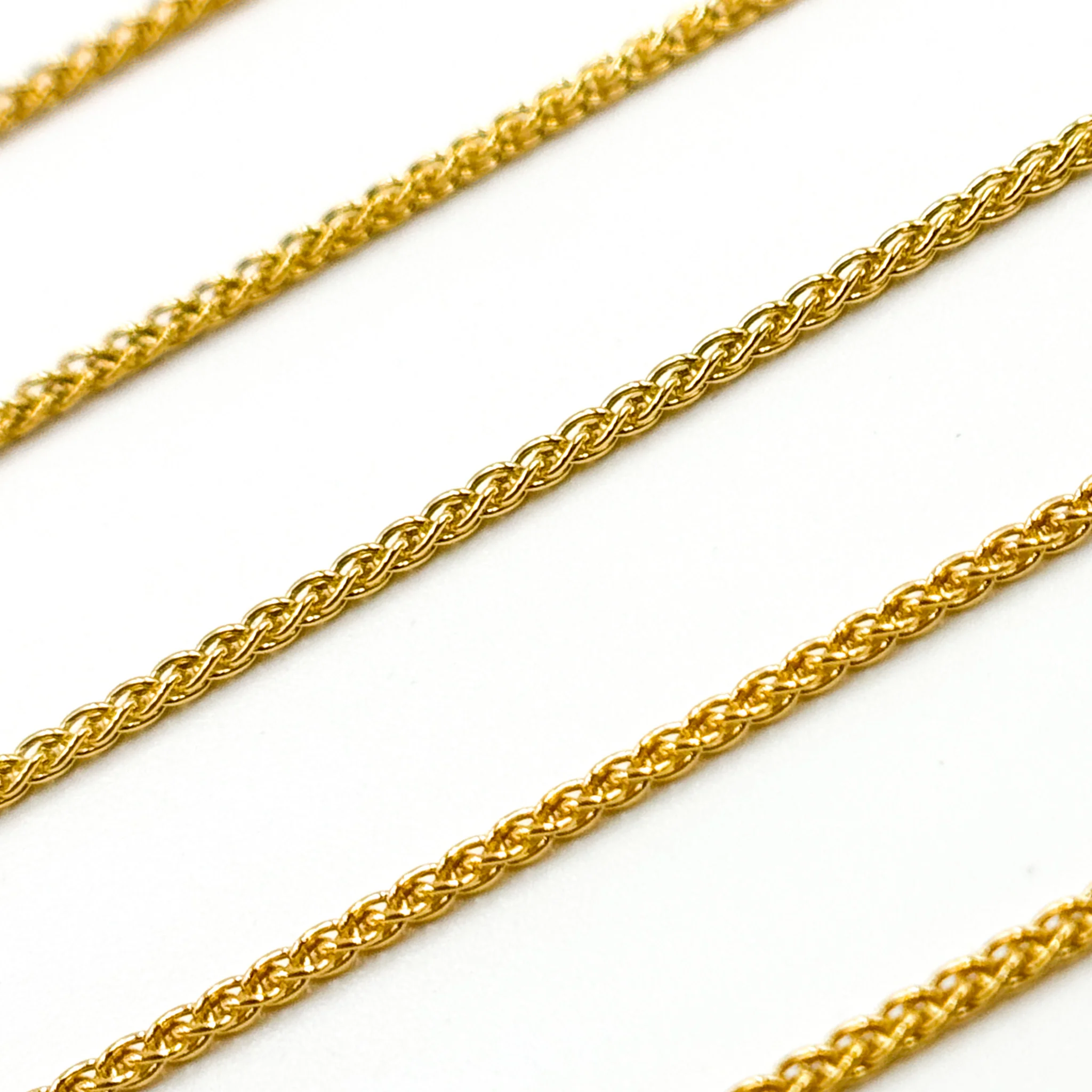 806GF. 14k Gold Filled Wheat Chain - Image 2