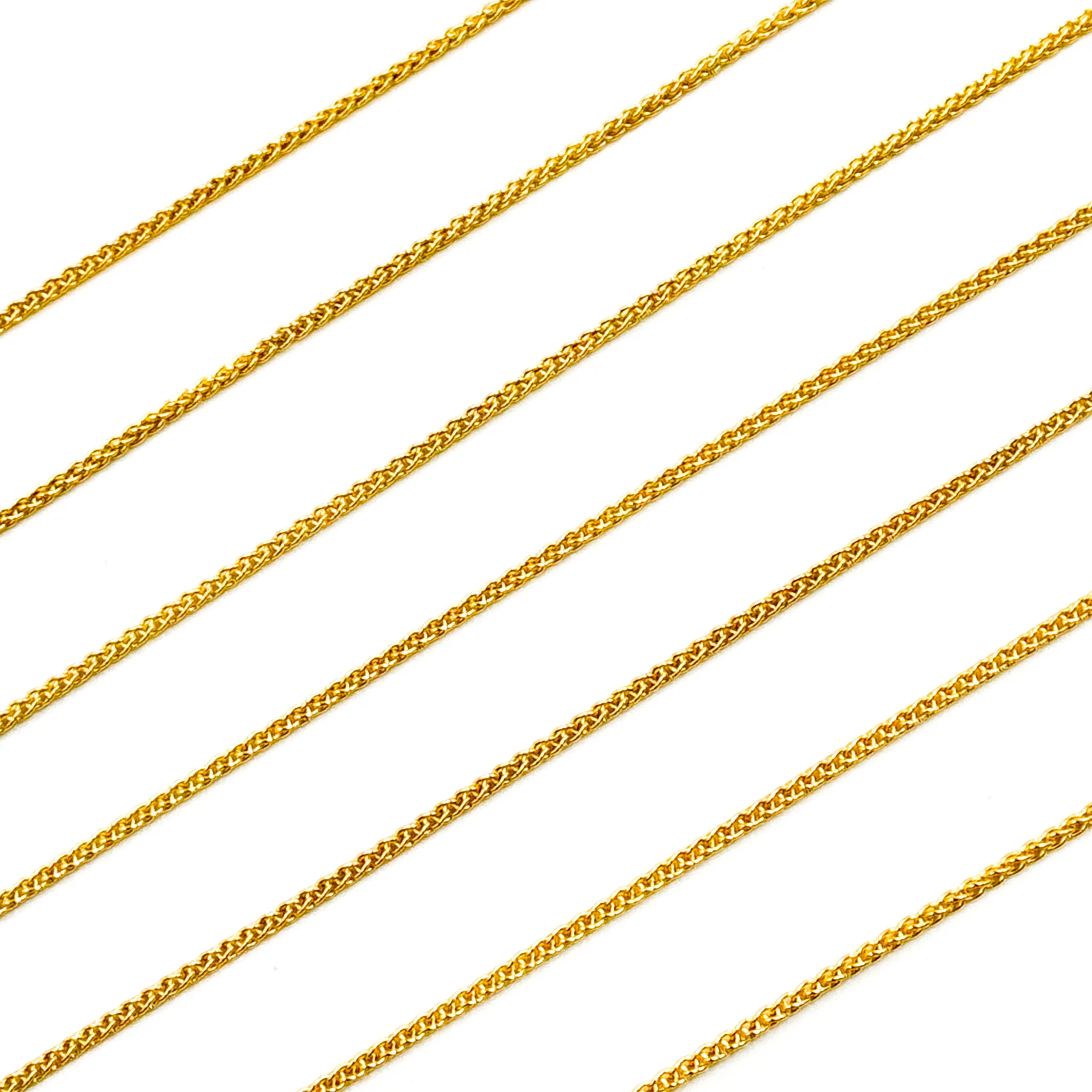 806GF. 14k Gold Filled Wheat Chain - Image 4