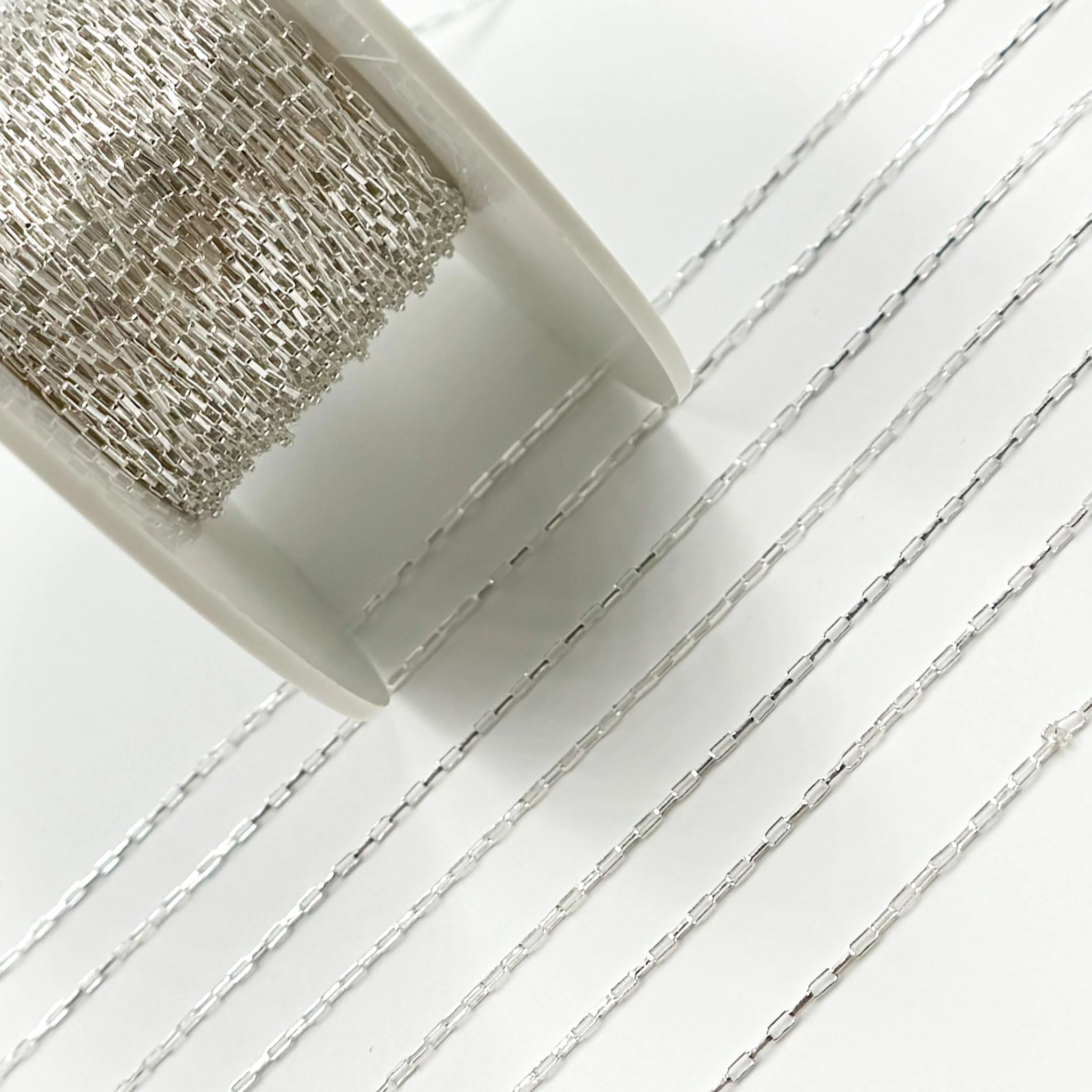V96SS. Sterling Silver Box Chain - Image 5