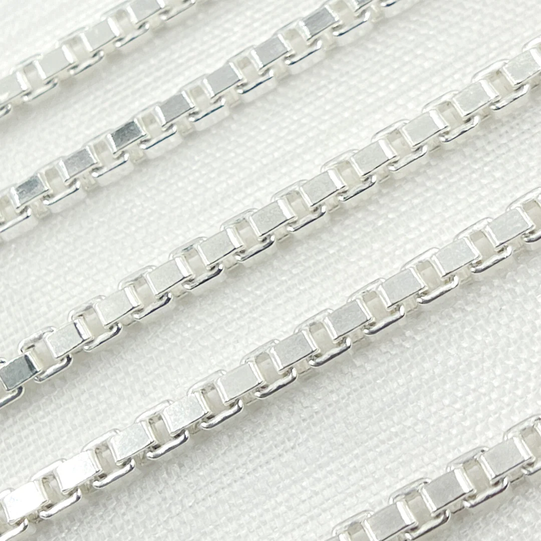 Y108SS. Sterling Silver Box Link Chain - Image 4