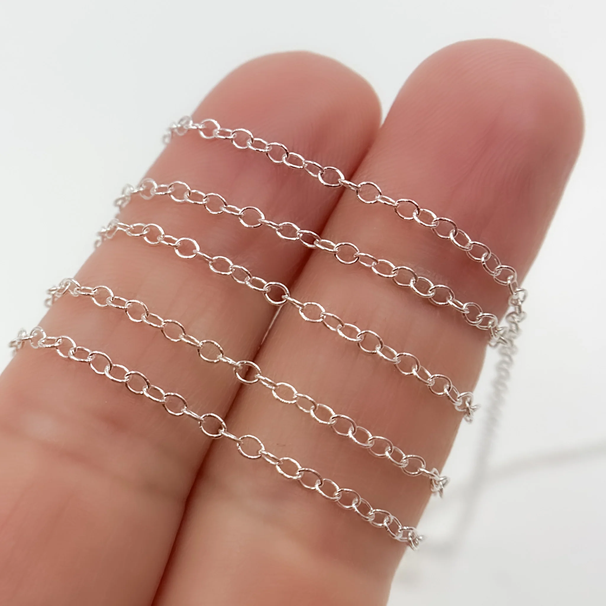 1218SS. Sterling Silver Cable Chain
