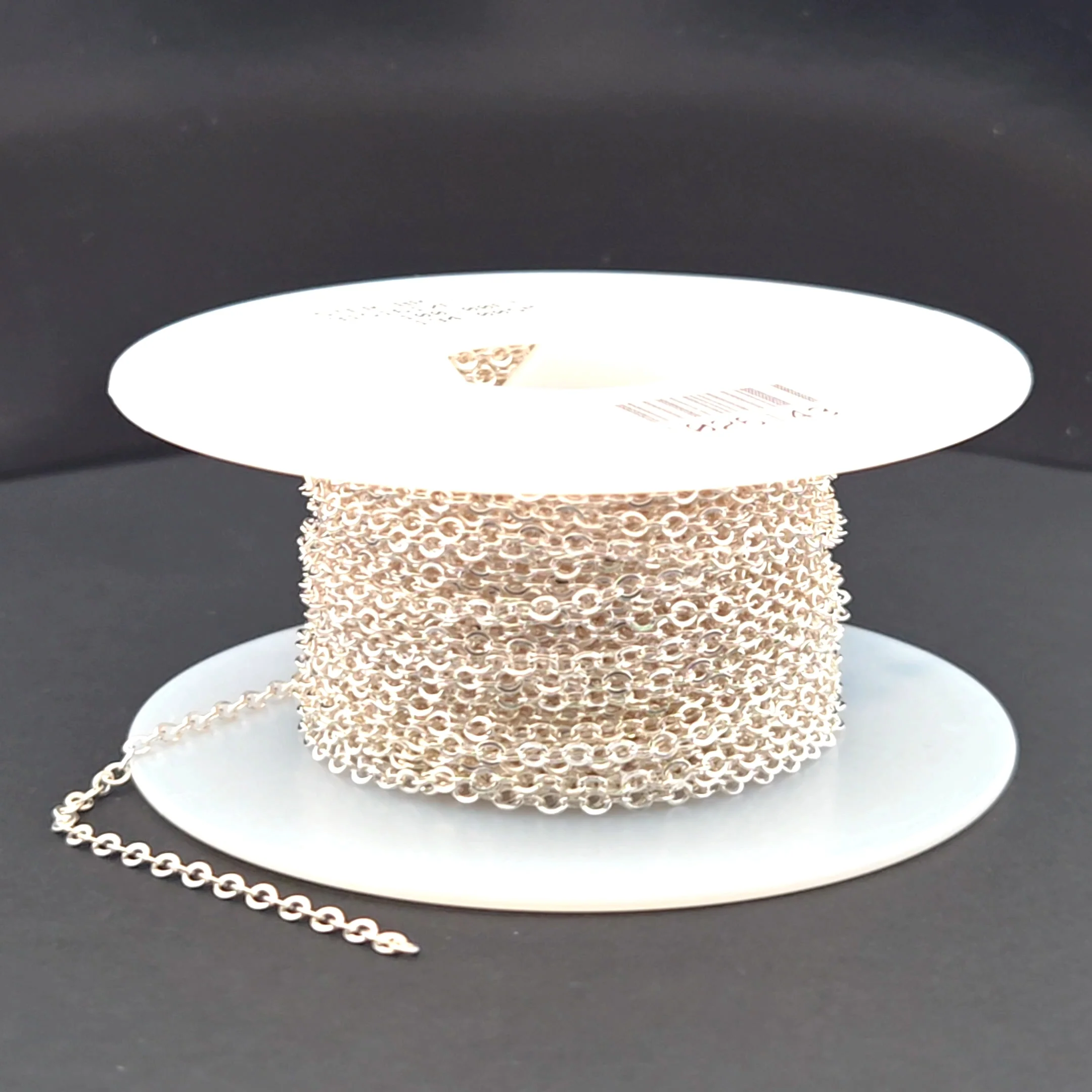1617FSS. 925 Sterling Silver Flat Cable Chain - Image 8