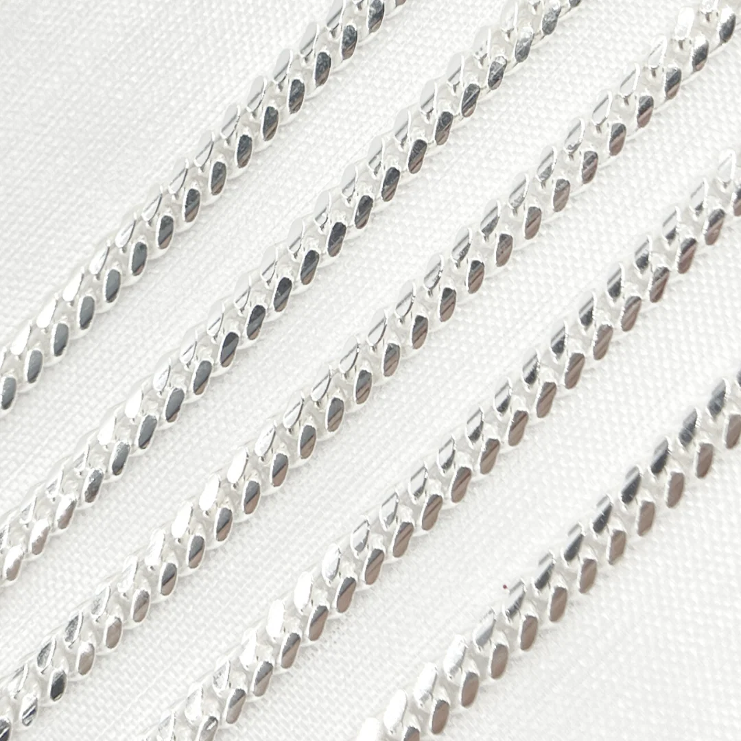 Z71SS. Sterling Silver Flat Curb Chain - Image 3