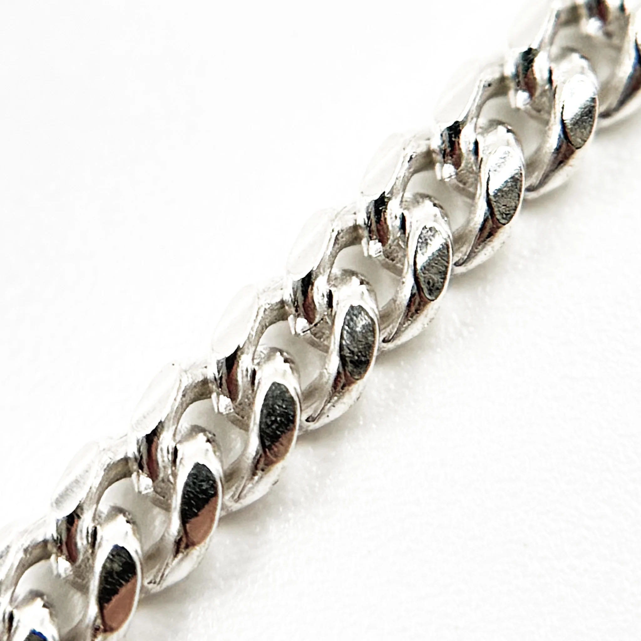 Z73SS. Sterling Silver Flat Curb Chain - Image 4