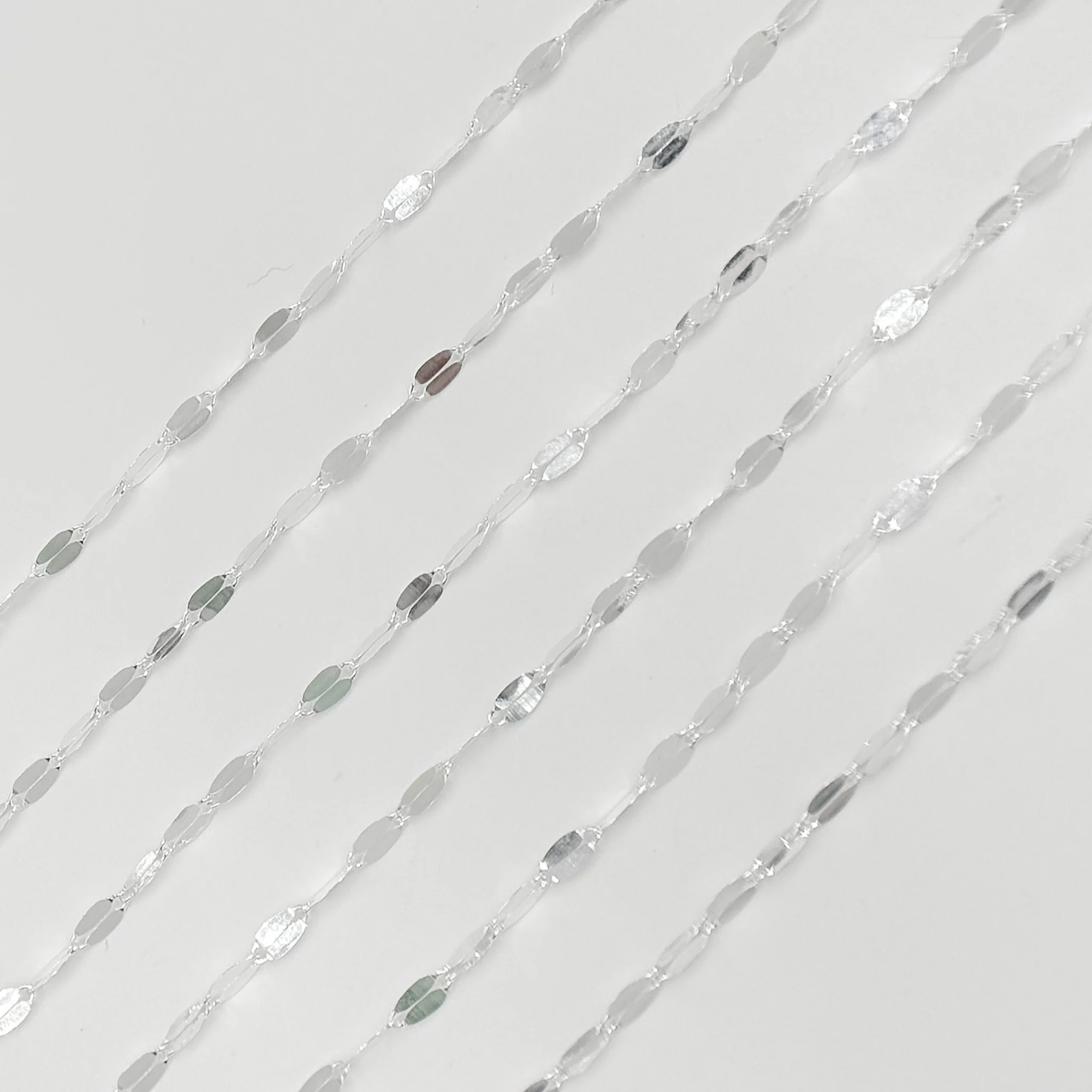 Z95SS. Sterling Silver Flat Marina Link Chain - Image 4