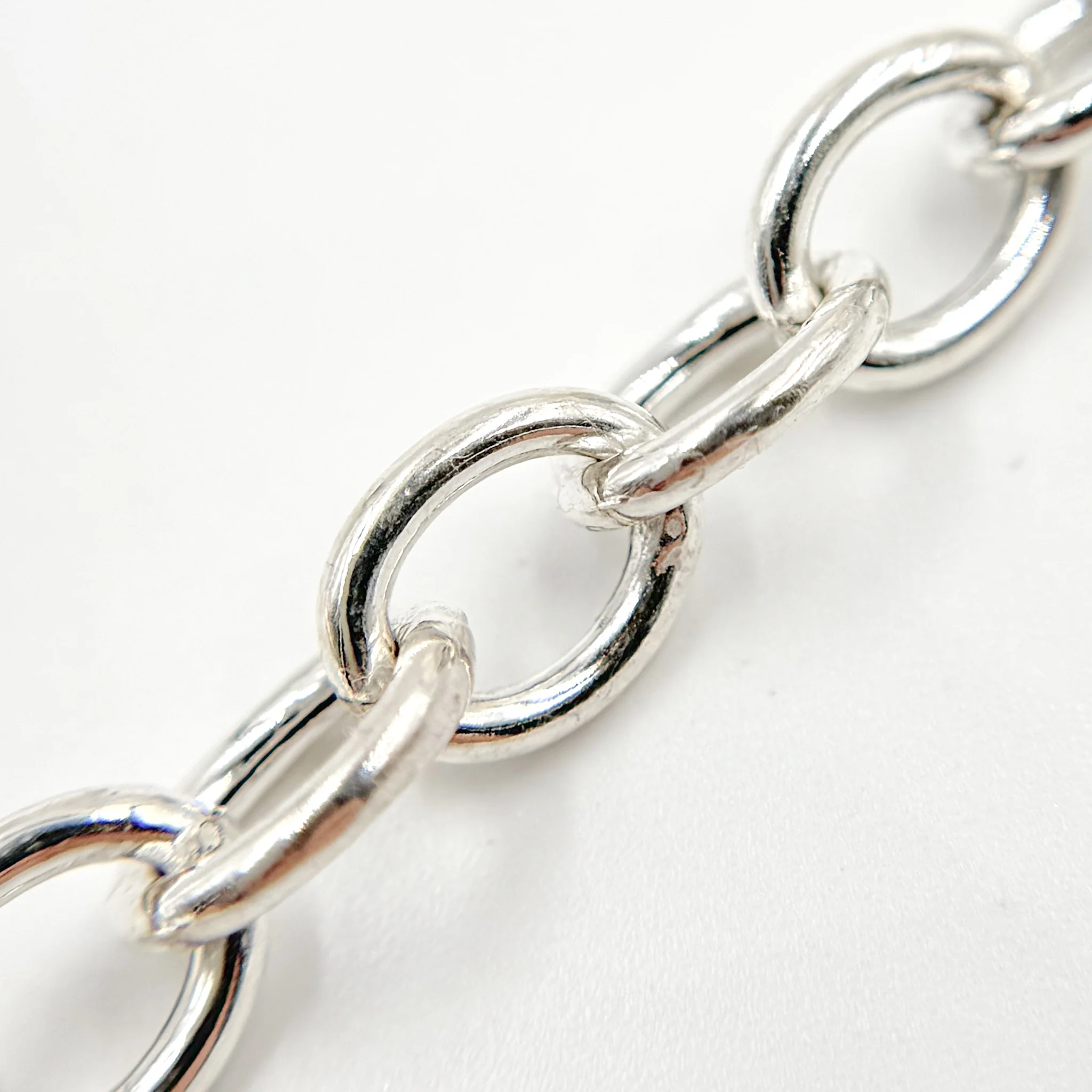 Y63SS. Sterling Silver Smooth Cable Oval Chain - Image 4