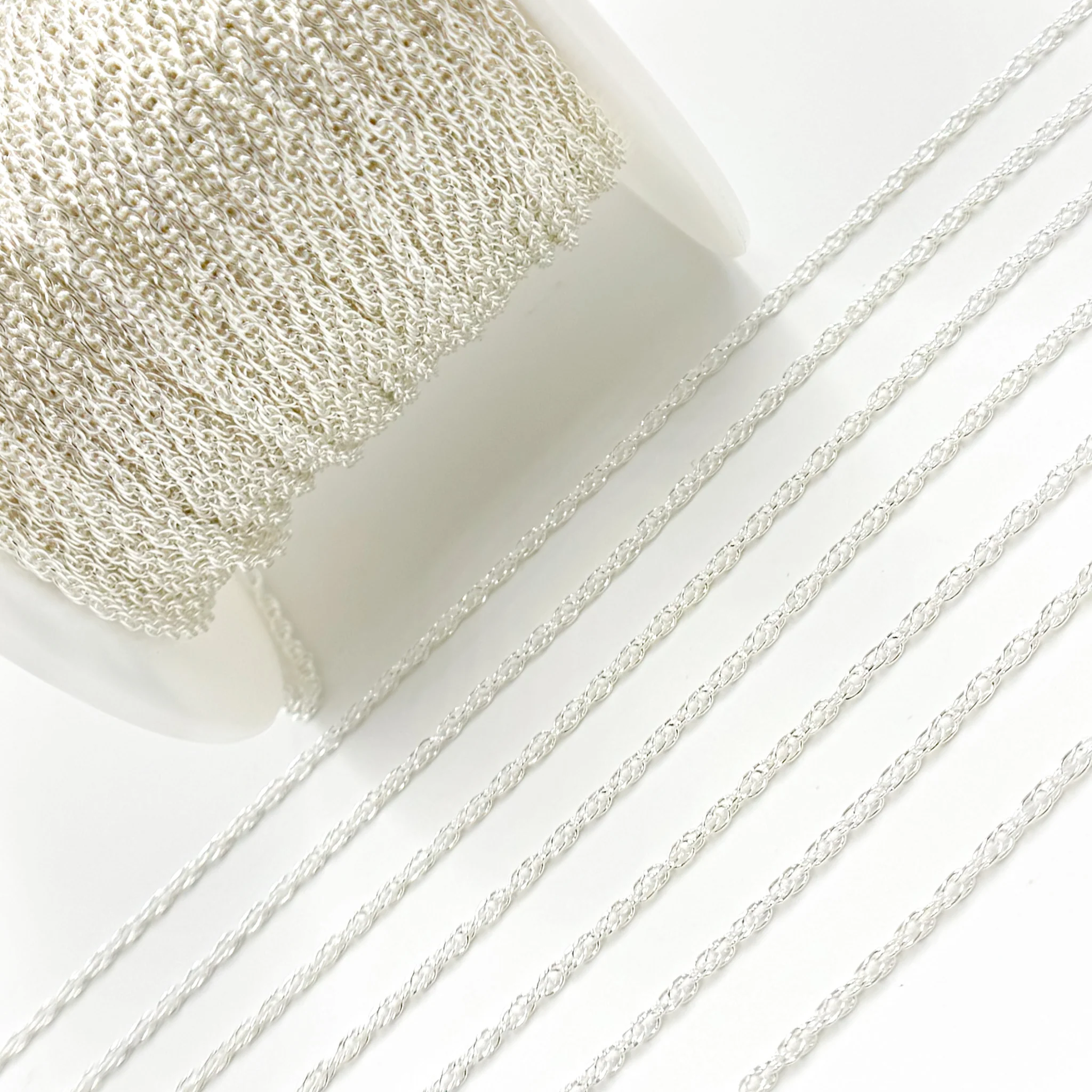 013RSS. Sterling Silver Rope Chain - Image 5