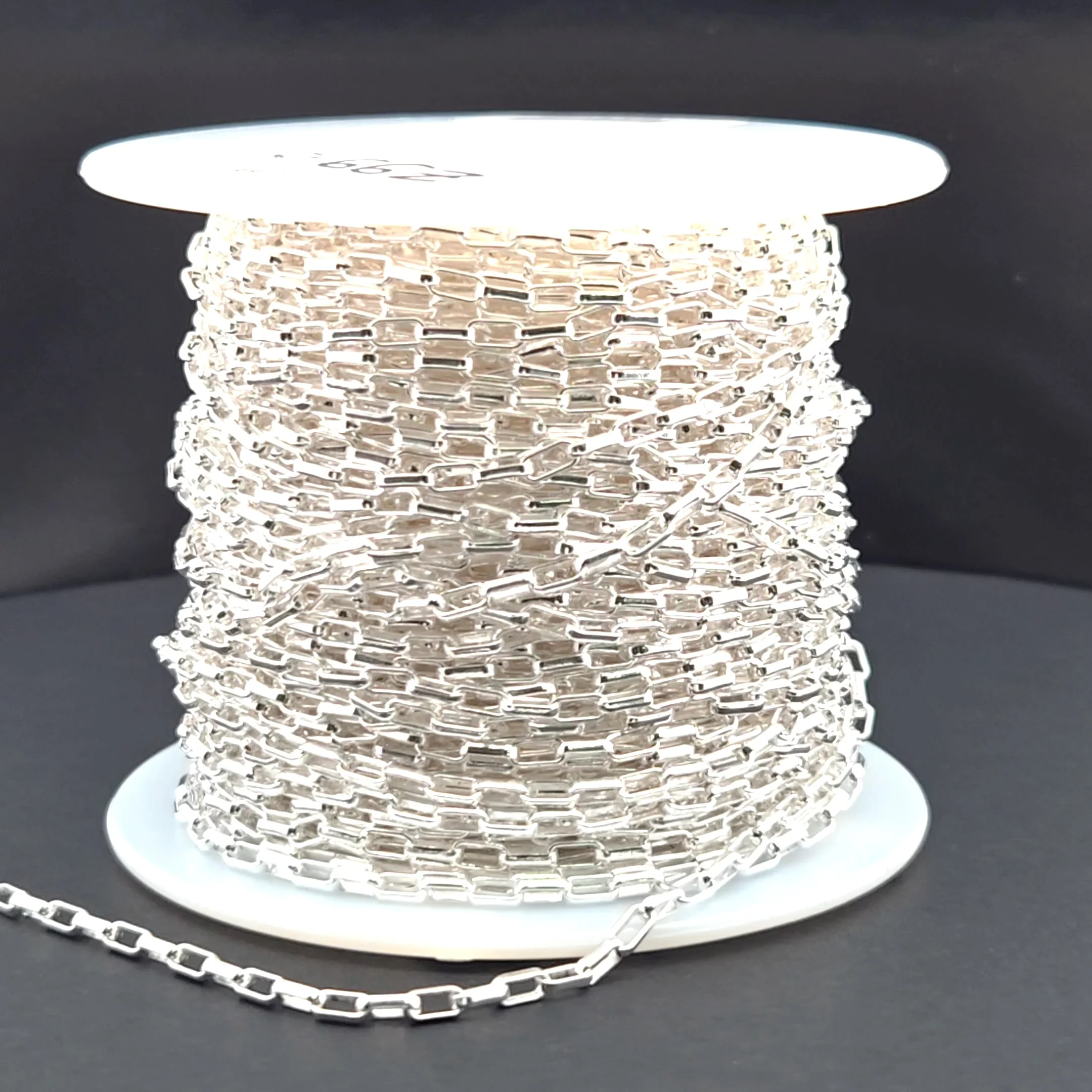 Z99SS. Sterling Silver Smooth Box Link Chain - Image 8