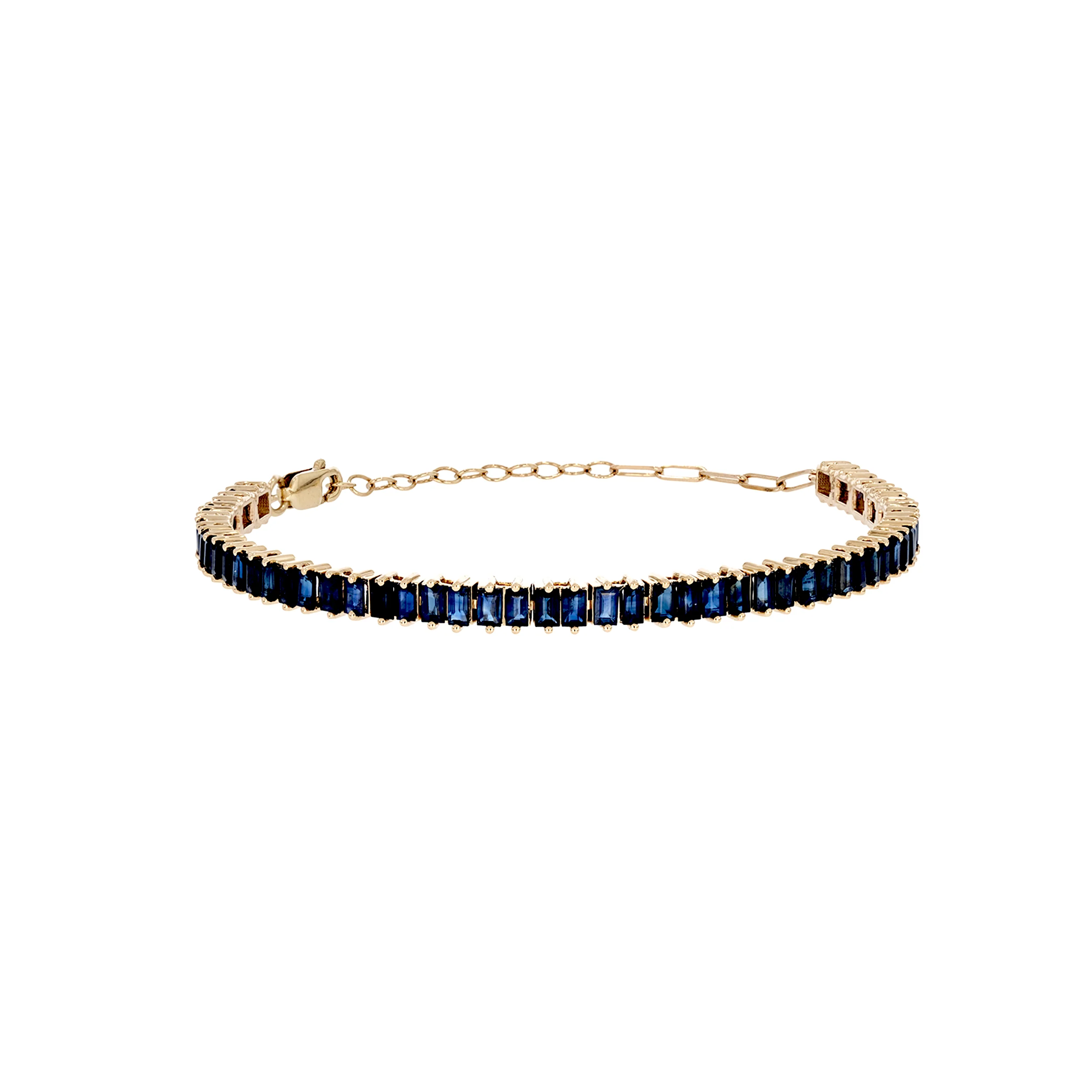 BFZ60865. 14K Solid Gold Gemstone Bracelet - Image 5