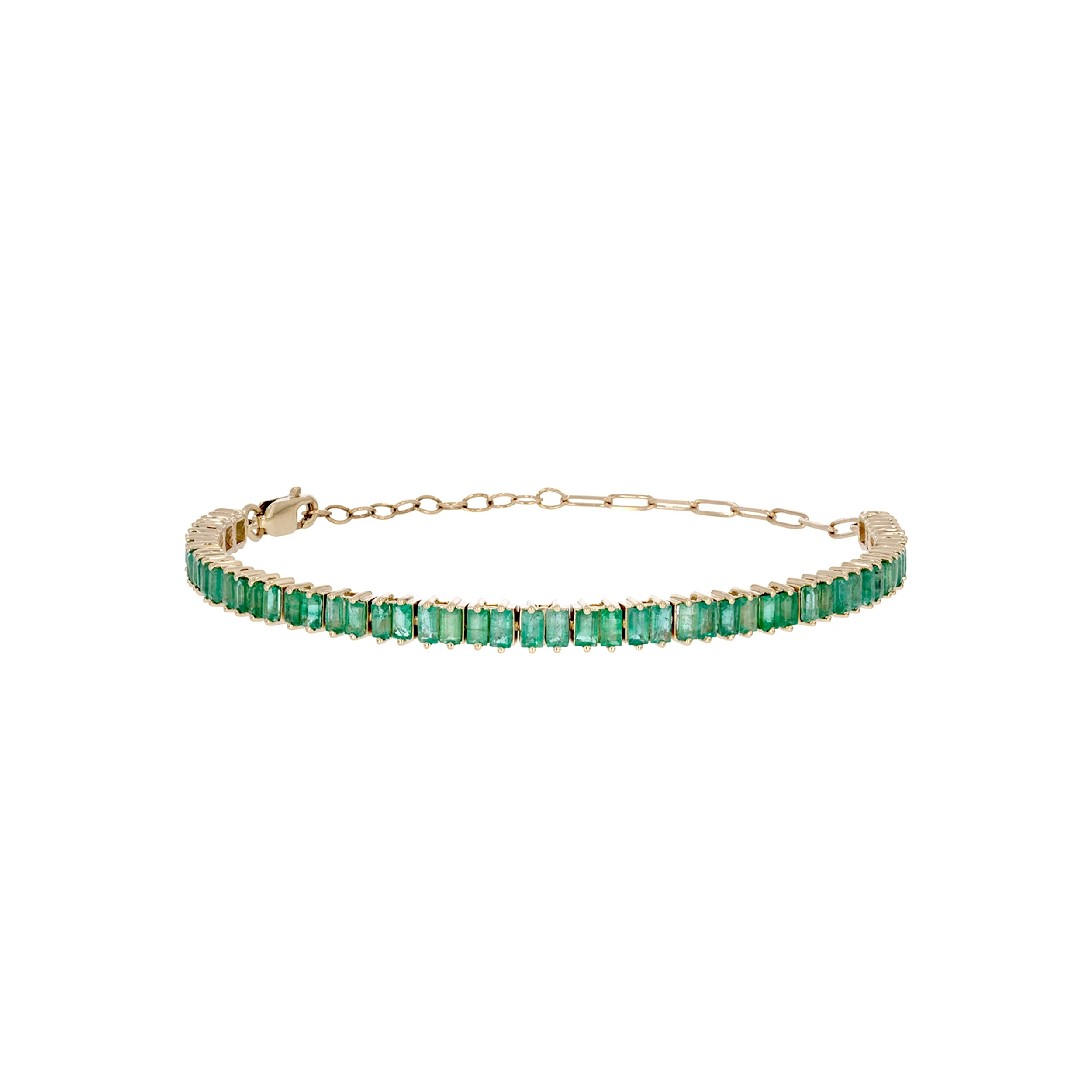 BFZ60865. 14K Solid Gold Gemstone Bracelet - Image 7