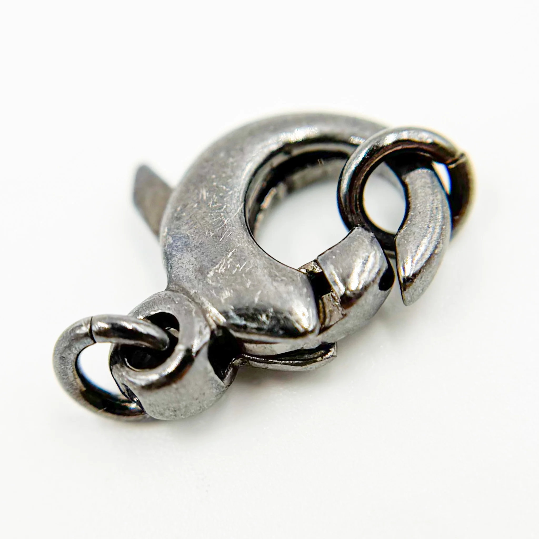 503BR. 14MM Black Rhodium Sterling Silver Trigger Clasp - Image 4