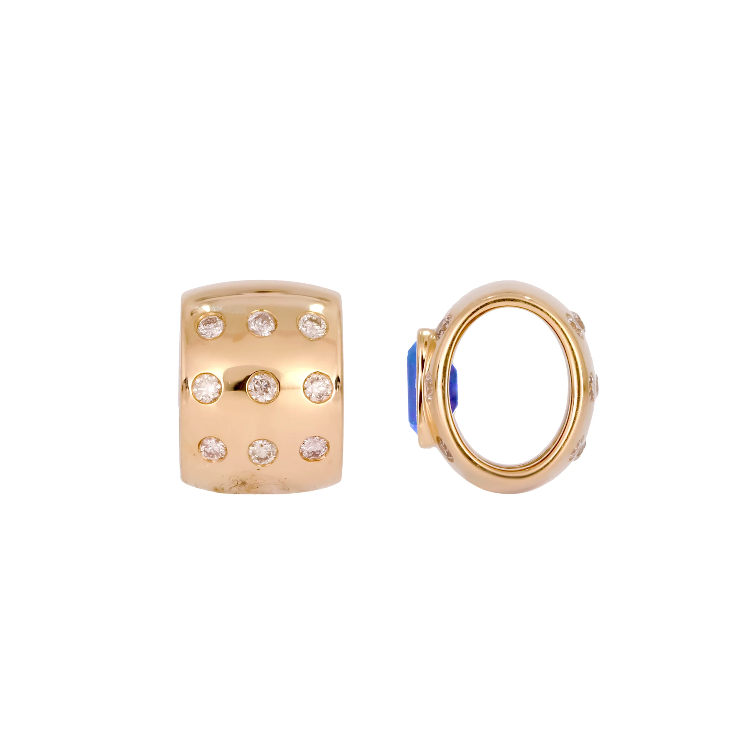 CMC00130. 14K Solid Gold Diamond and Gemstone Charm - Image 10