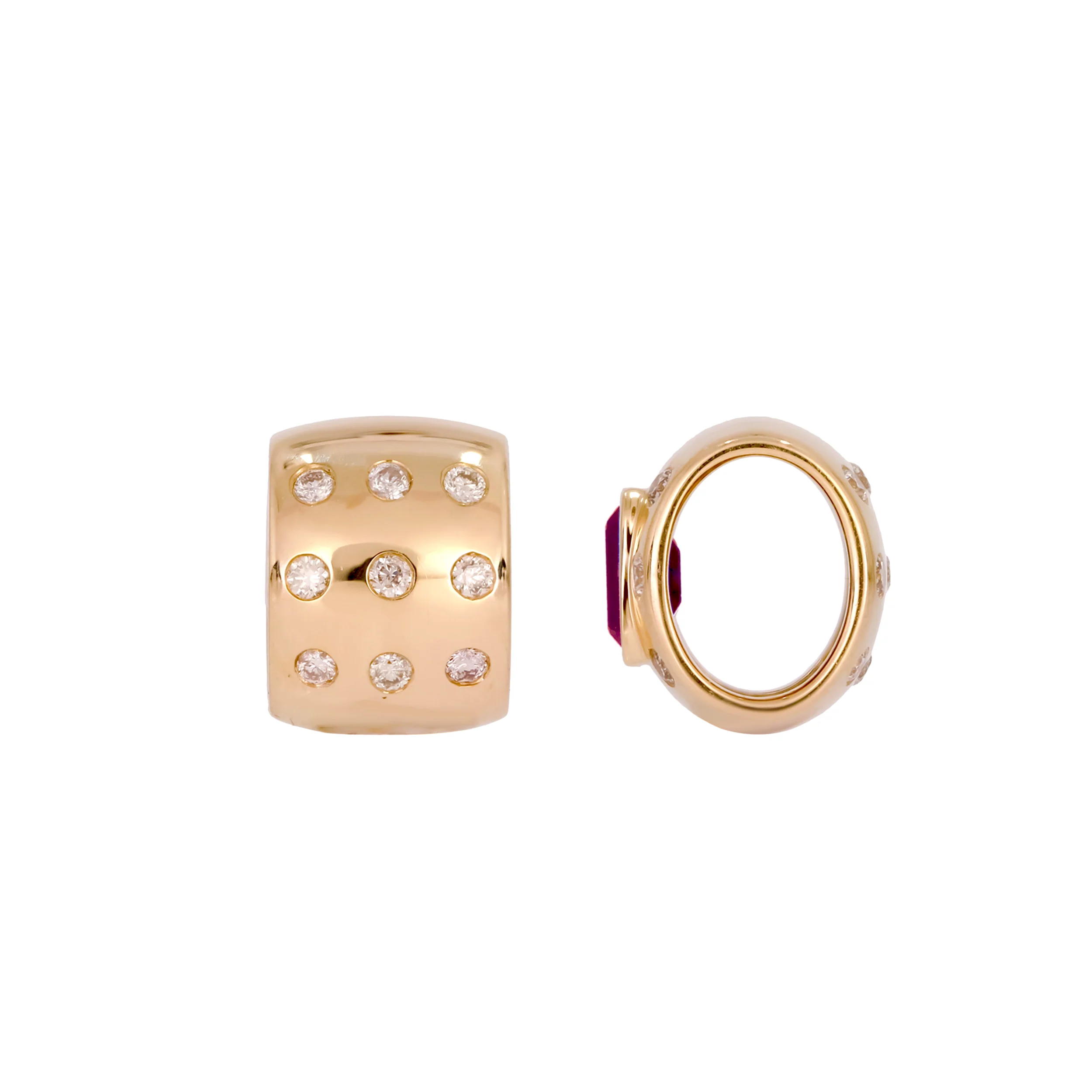 CMC00130. 14K Solid Gold Diamond and Gemstone Charm - Image 13