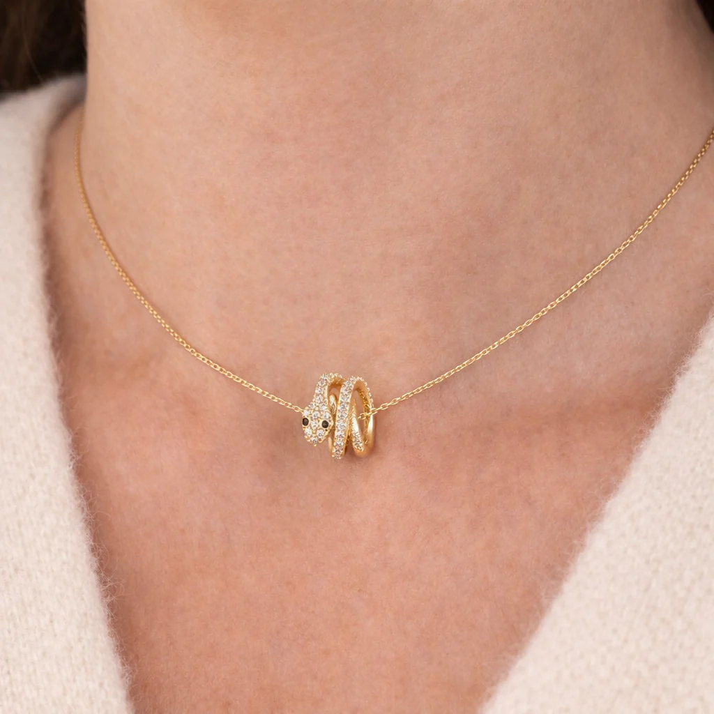 CMD00325. 14K Solid Gold Diamond Charm - Image 2