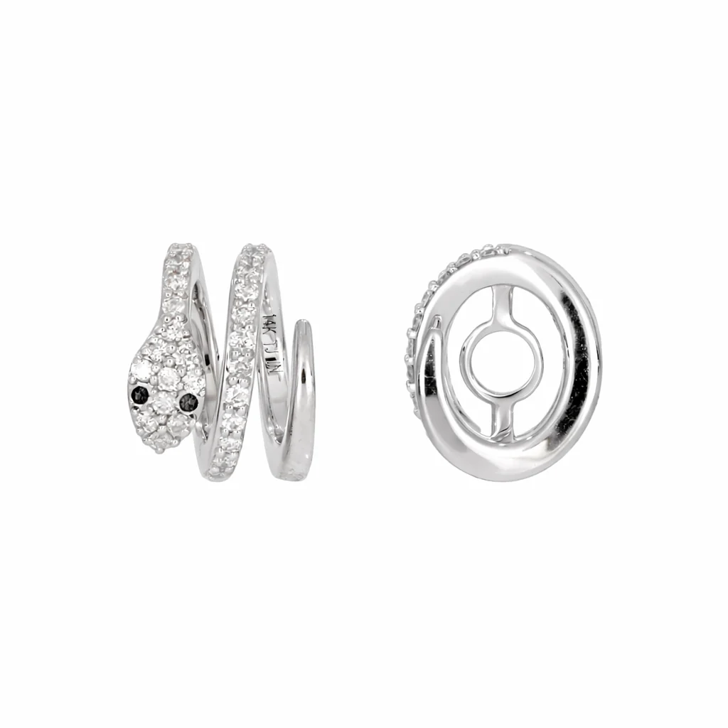 CMD00325. 14K Solid Gold Diamond Charm - Image 3