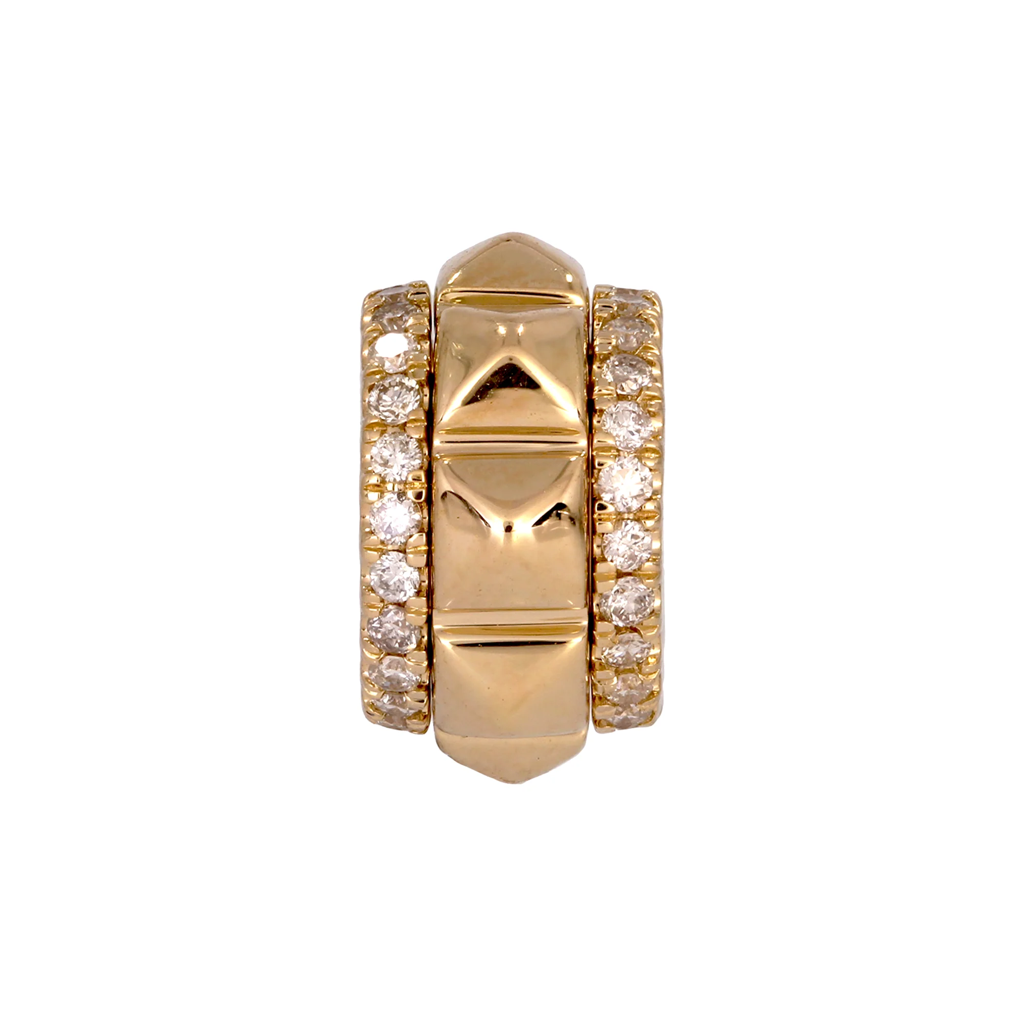 CMF00192. 14K Solid Gold Fancy Ring Charm - Image 2