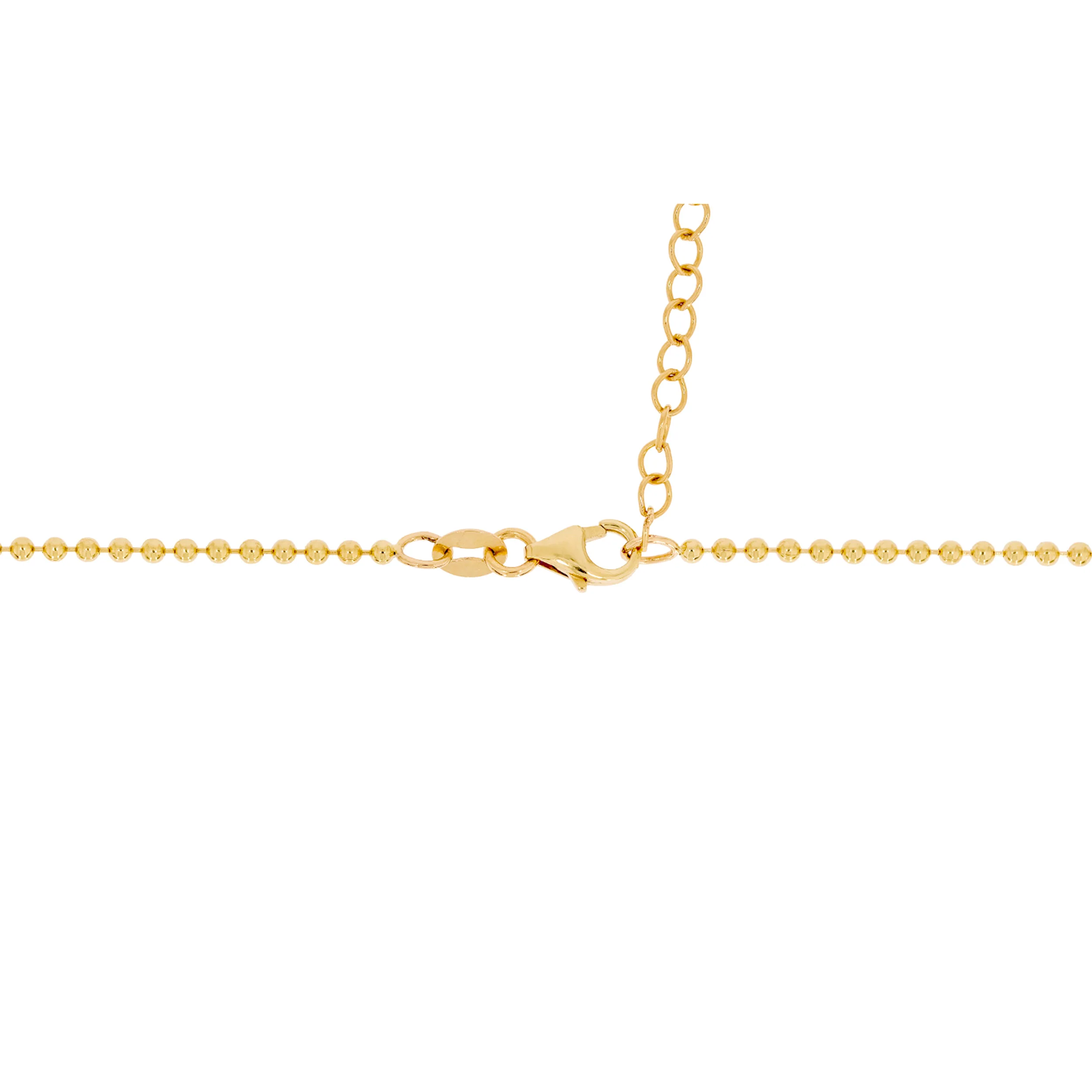 CN96244TQ. 14k Solid Gold Diamond and Turquoise Heart Necklace - Image 3