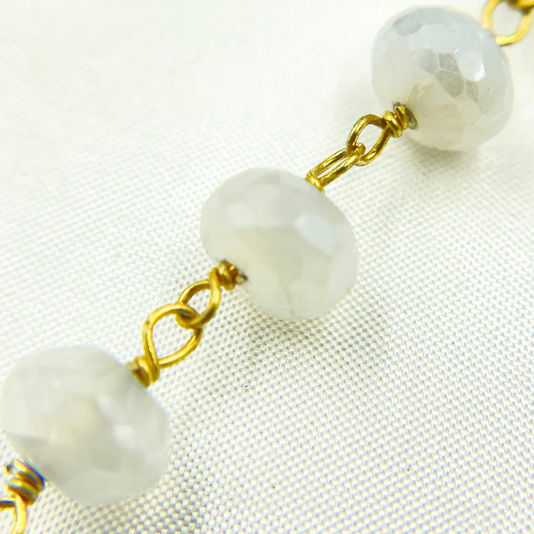 Coated Chaceldony Gold Plated Wire Chain. PCL12 - Image 4