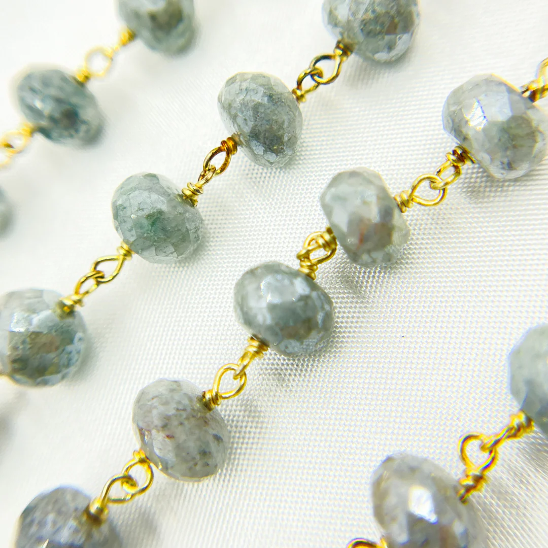 Coated Quartz Gold Plated Wire Chain. CQU33 - Image 4