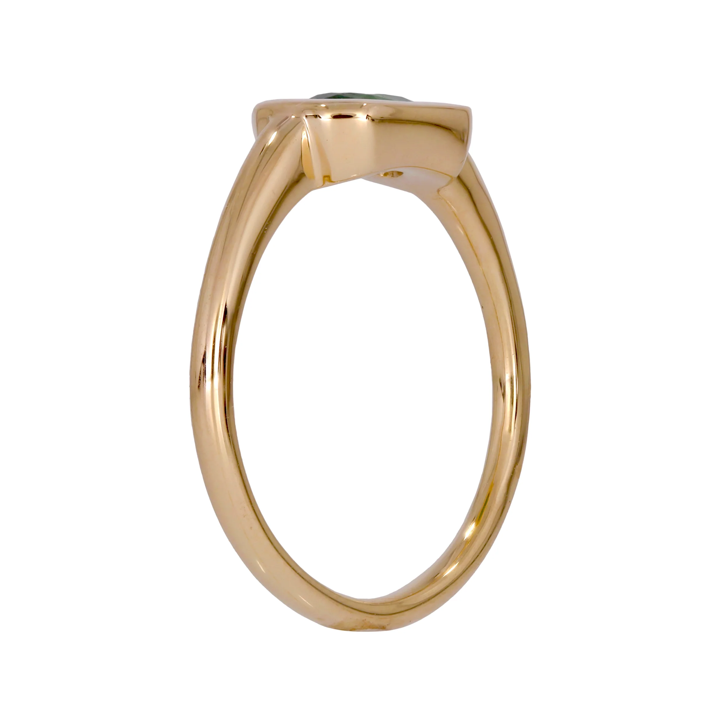 CR96729EM6X4. 14K Solid Gold Emerald Ring - Image 4