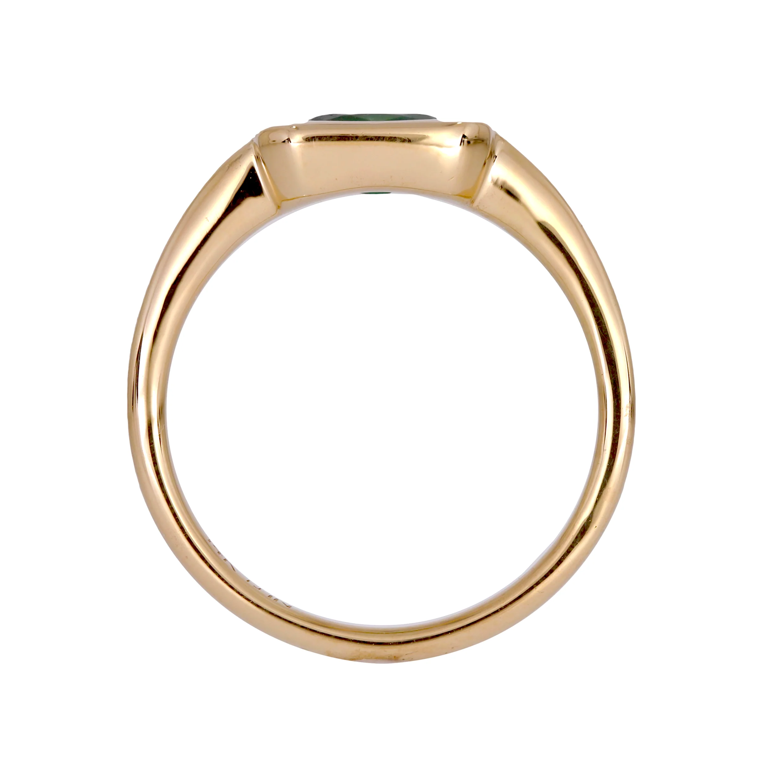 CR96729EM6X4. 14K Solid Gold Emerald Ring - Image 5