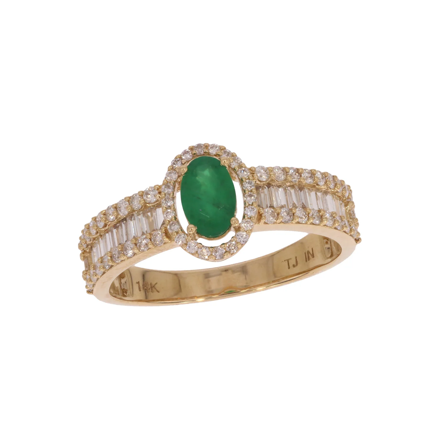 CR97175. 14K Solid Gold Diamond and Gemstone Ring - Image 10