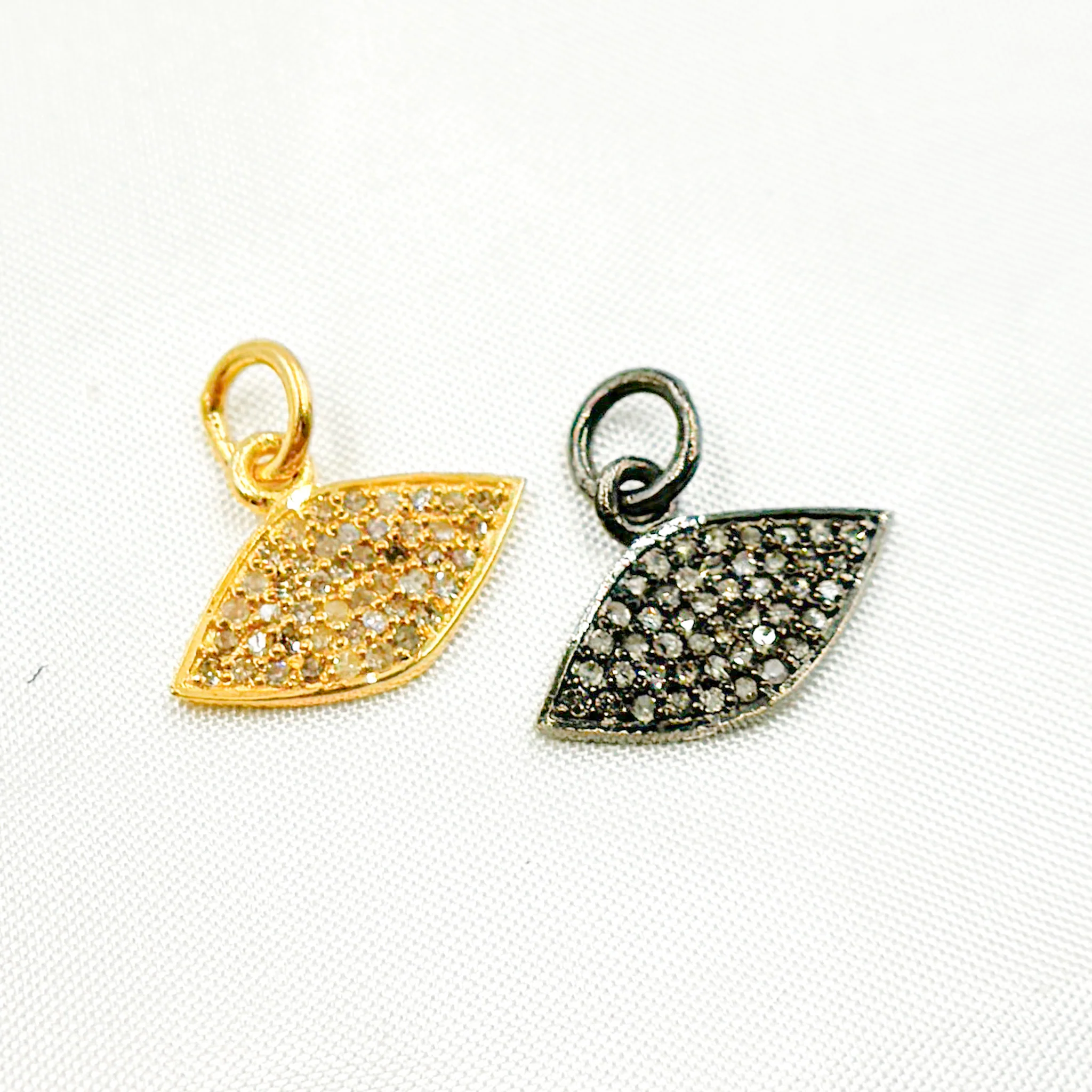 DC337. Diamond Sterling Silver Eye Charm - Image 2
