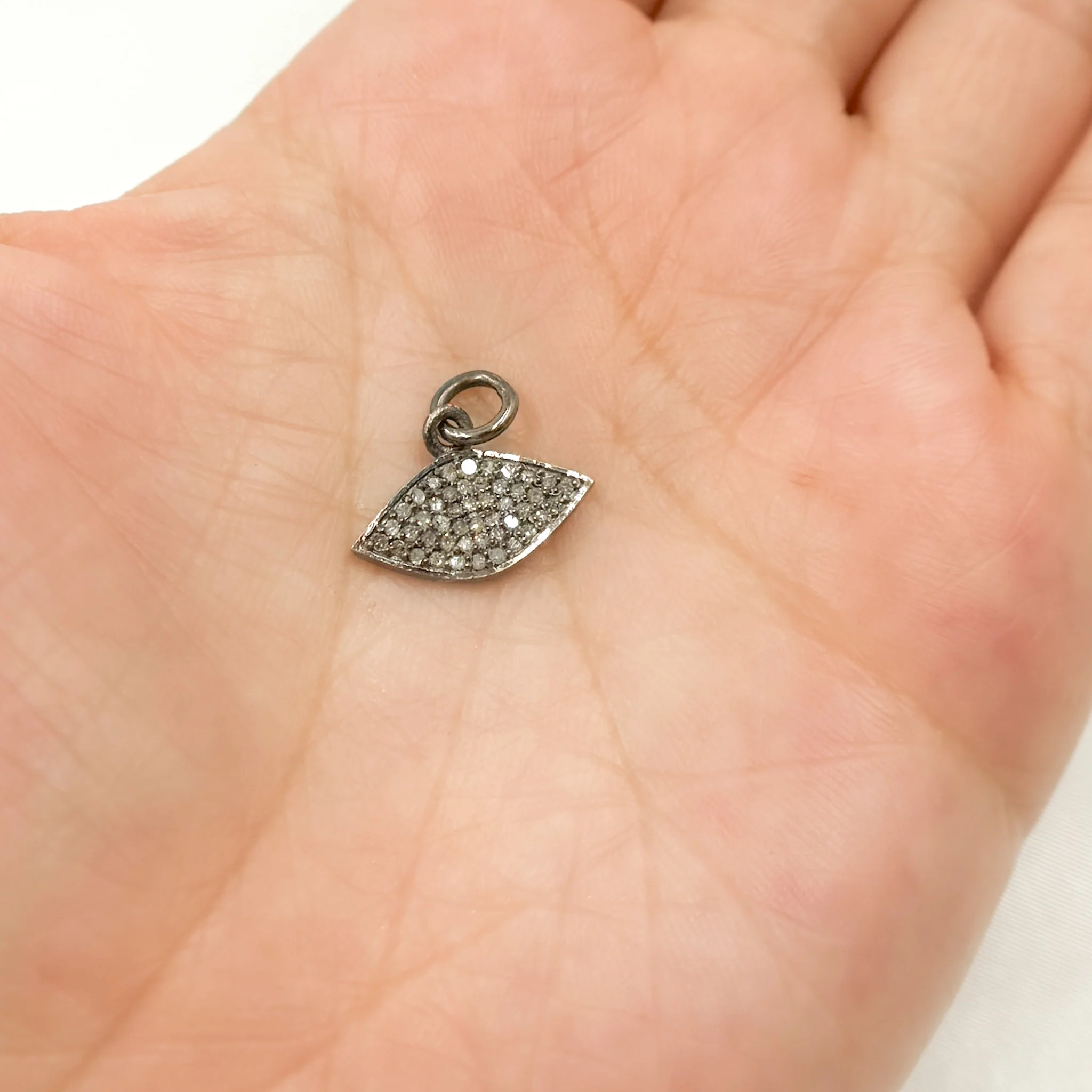 DC337. Diamond Sterling Silver Eye Charm - Image 3