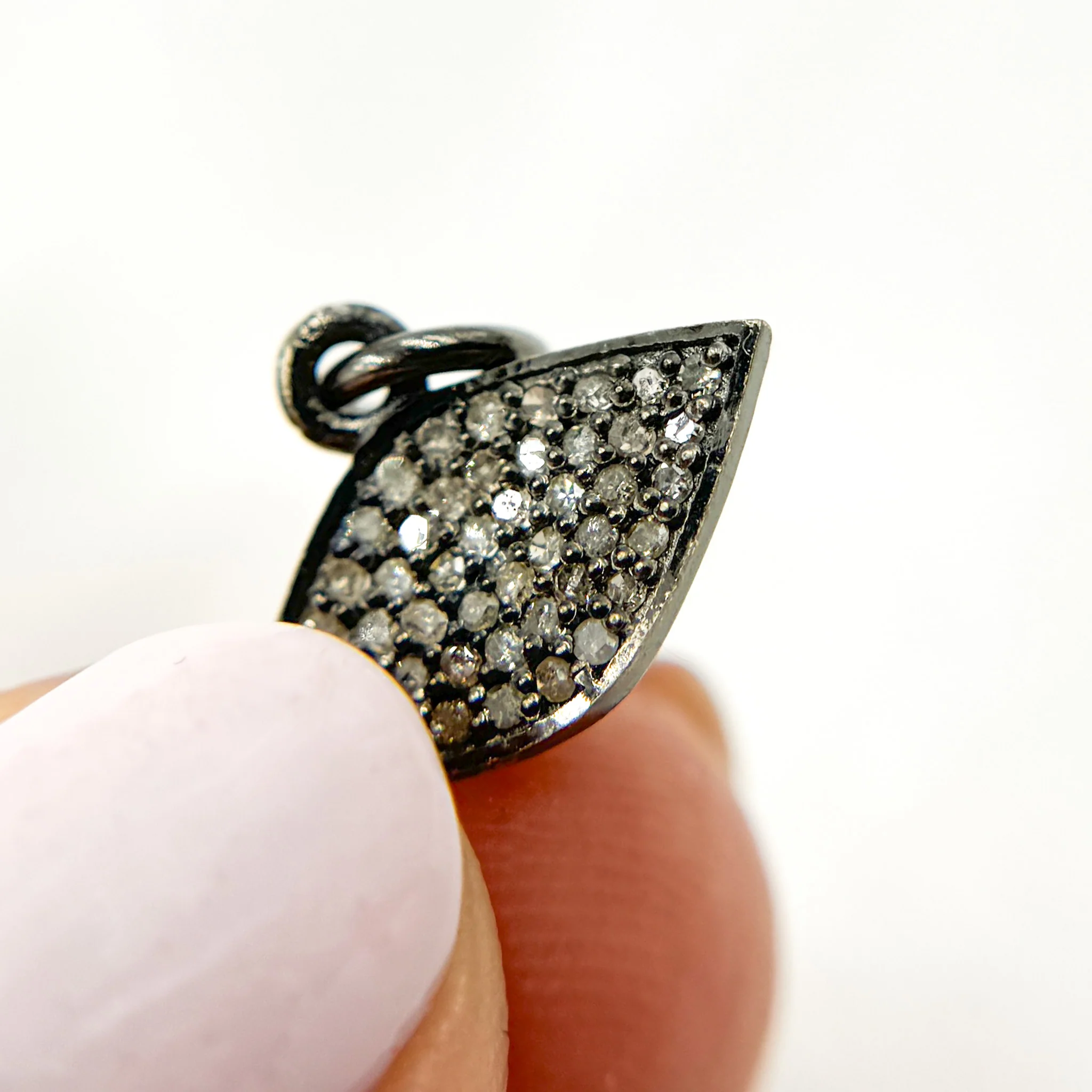DC337. Diamond Sterling Silver Eye Charm - Image 4