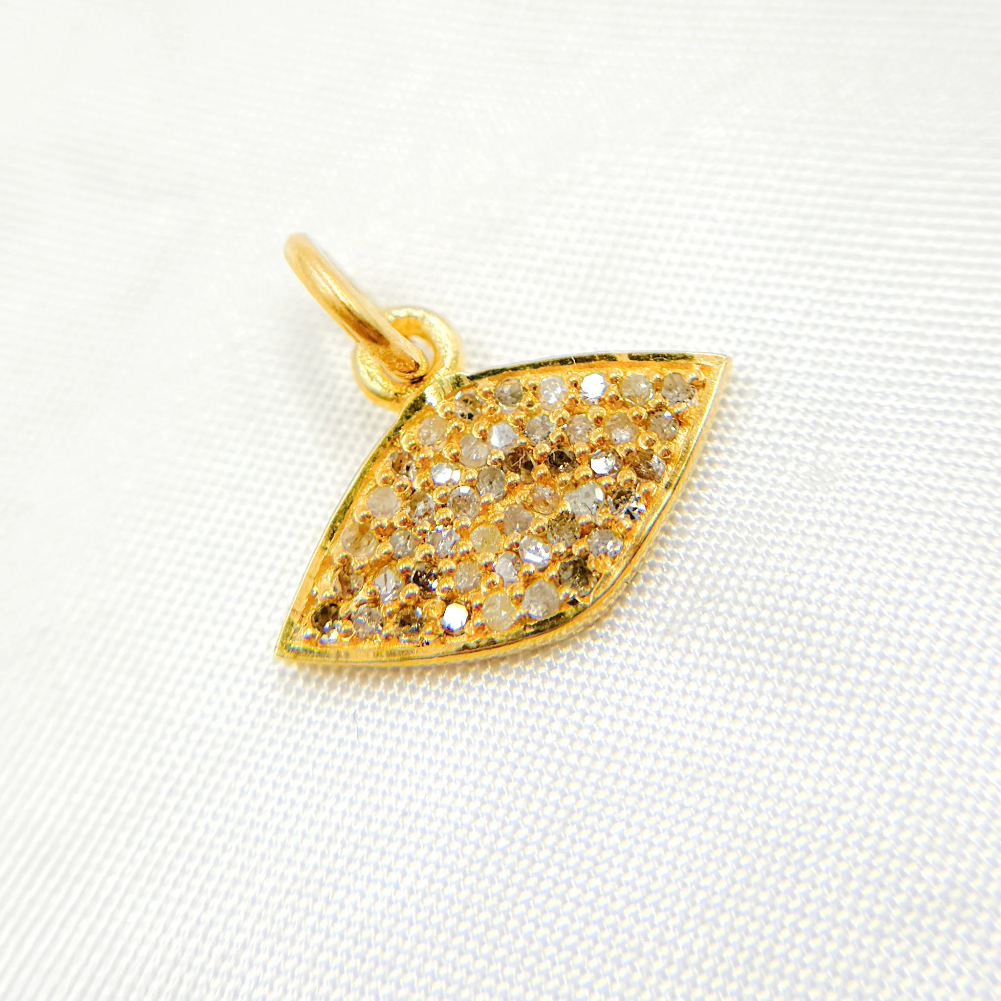DC337. Diamond Sterling Silver Eye Charm - Image 6