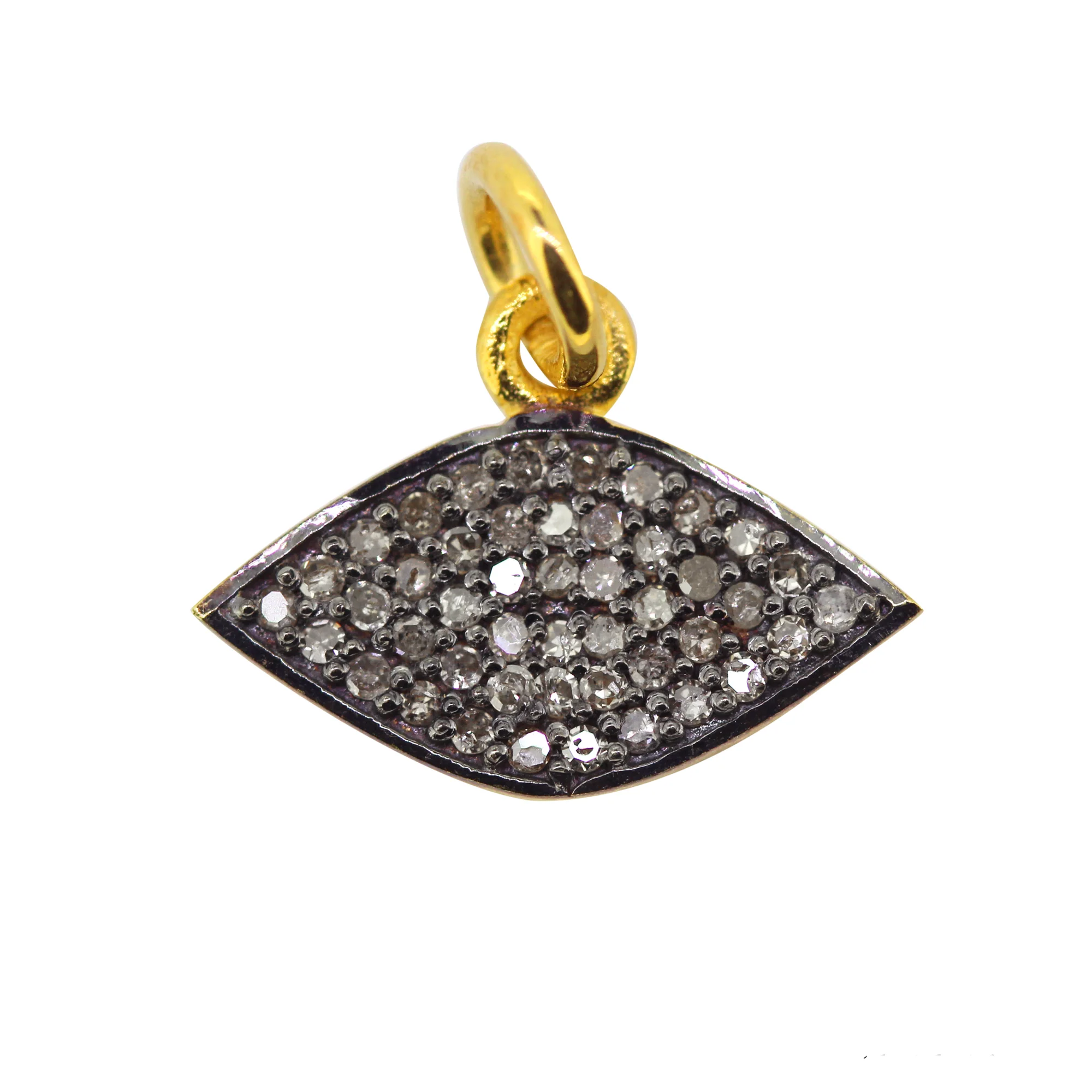 DC337. Diamond Sterling Silver Eye Charm - Image 7