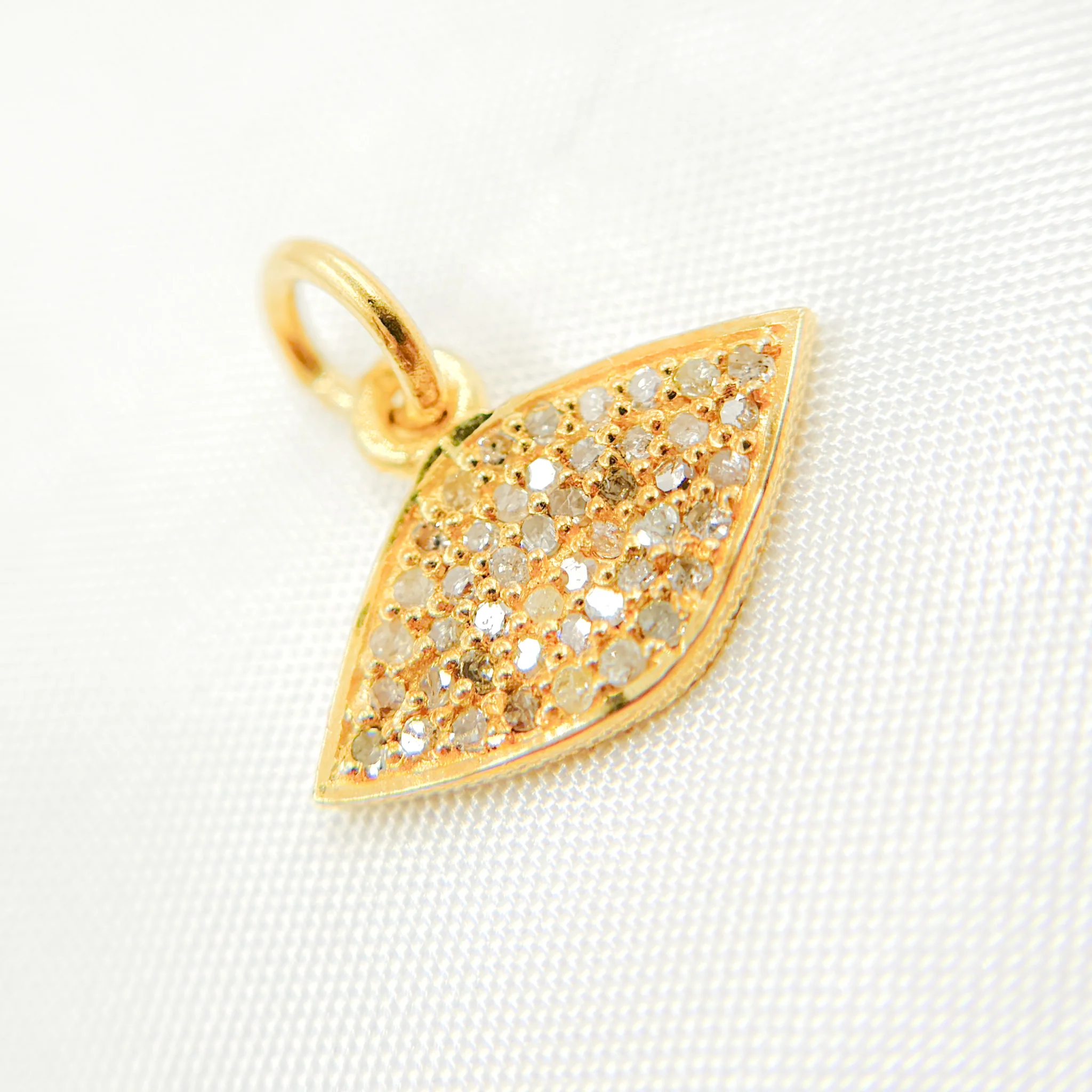 DC337. Diamond Sterling Silver Eye Charm - Image 8