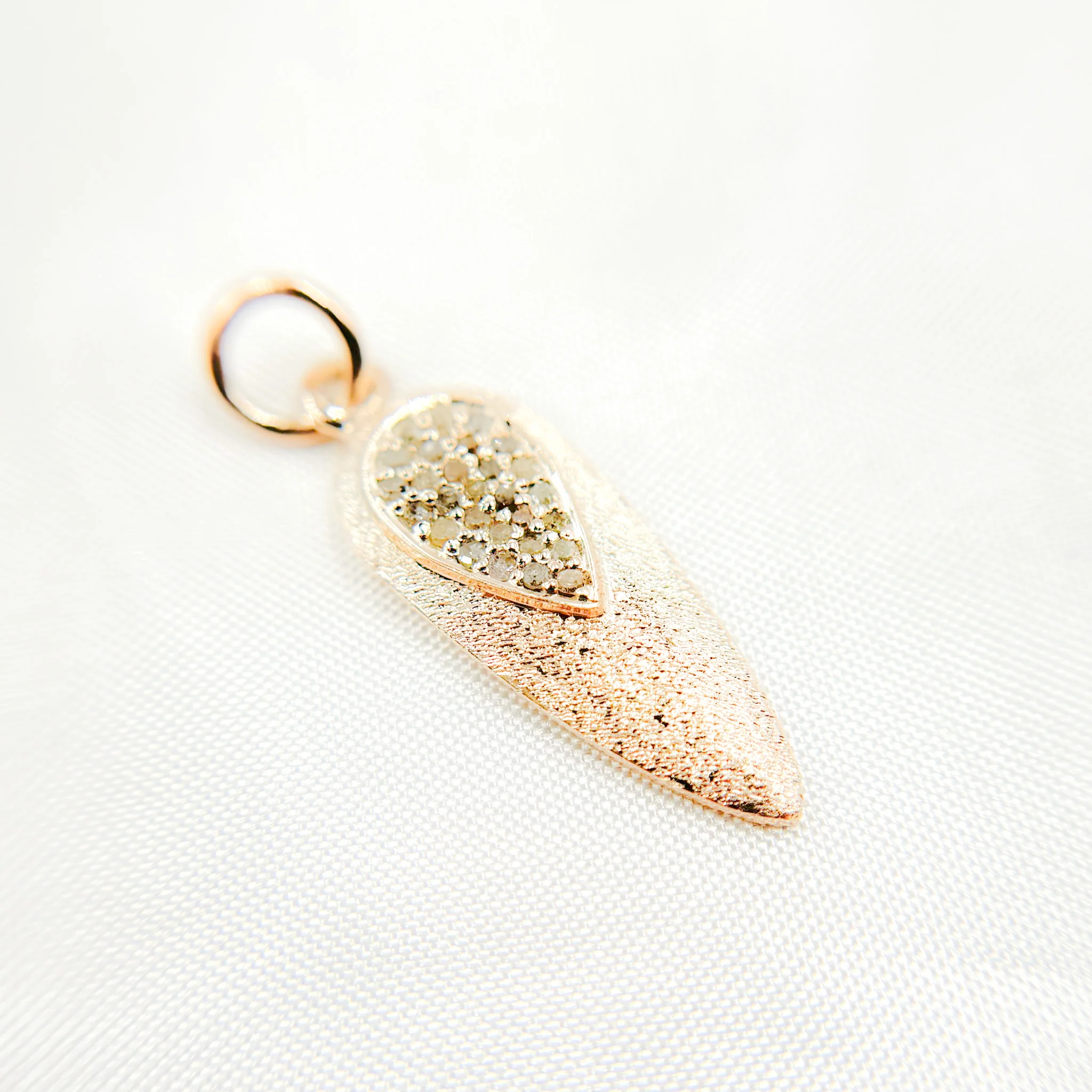 DC909. Diamond Sterling Silver Spike Pendant - Image 5