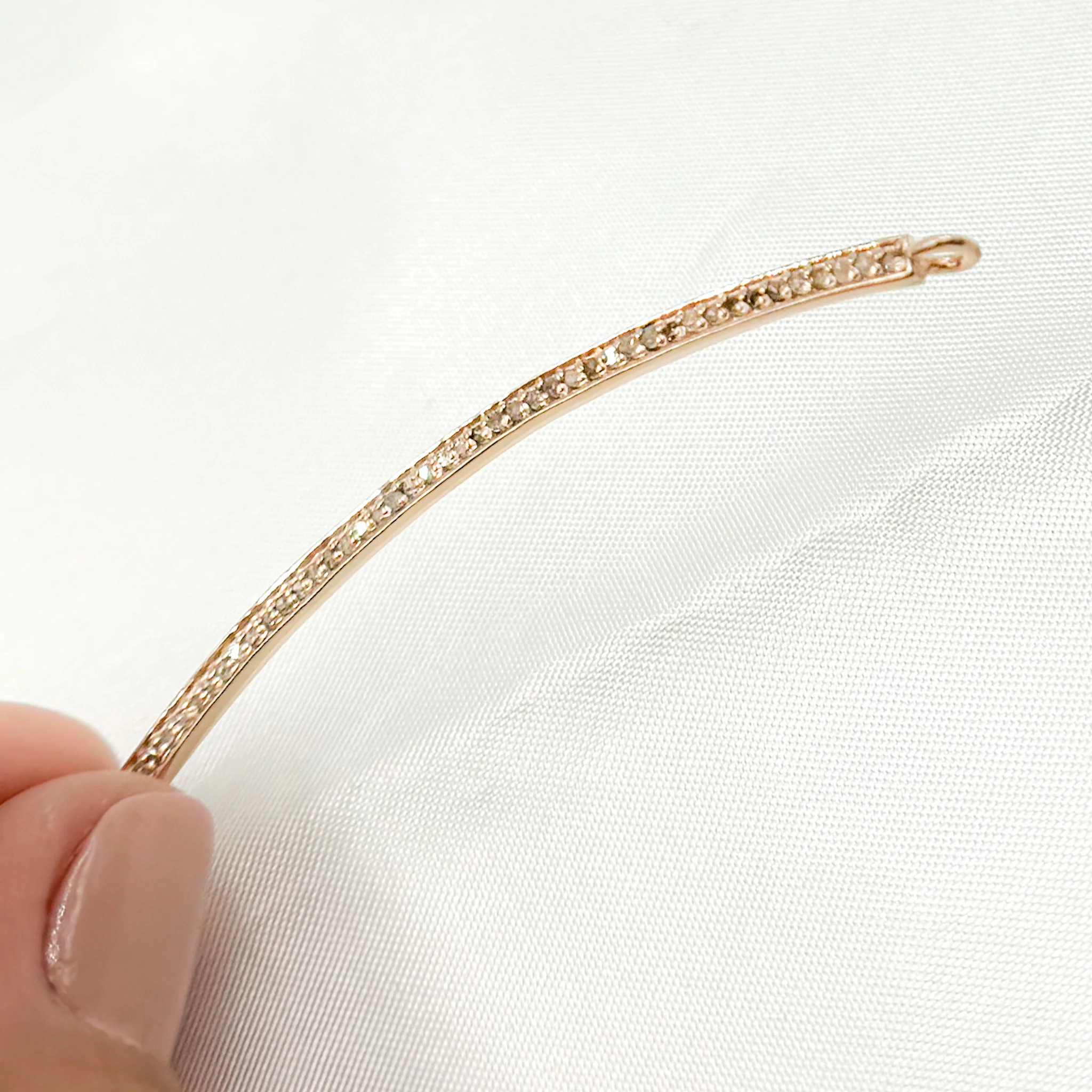 DC186. Diamond Sterling Silver Bar Pendant - Image 7