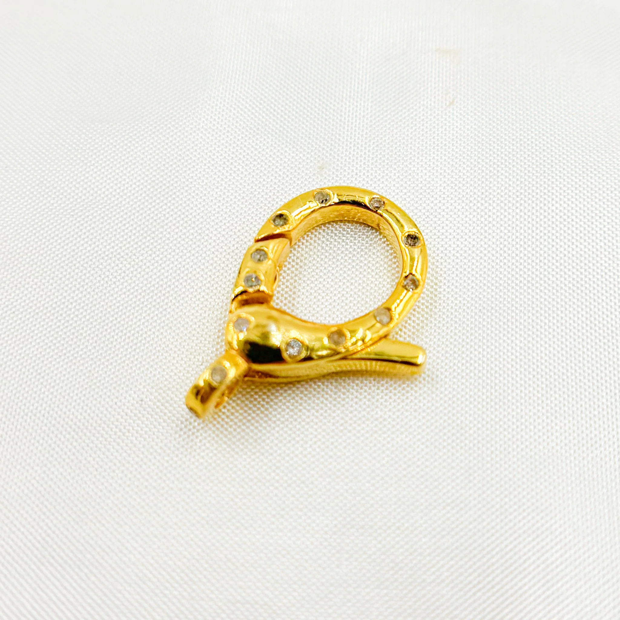DC371. Diamond & Sterling Silver Trigger Clasp - Image 3
