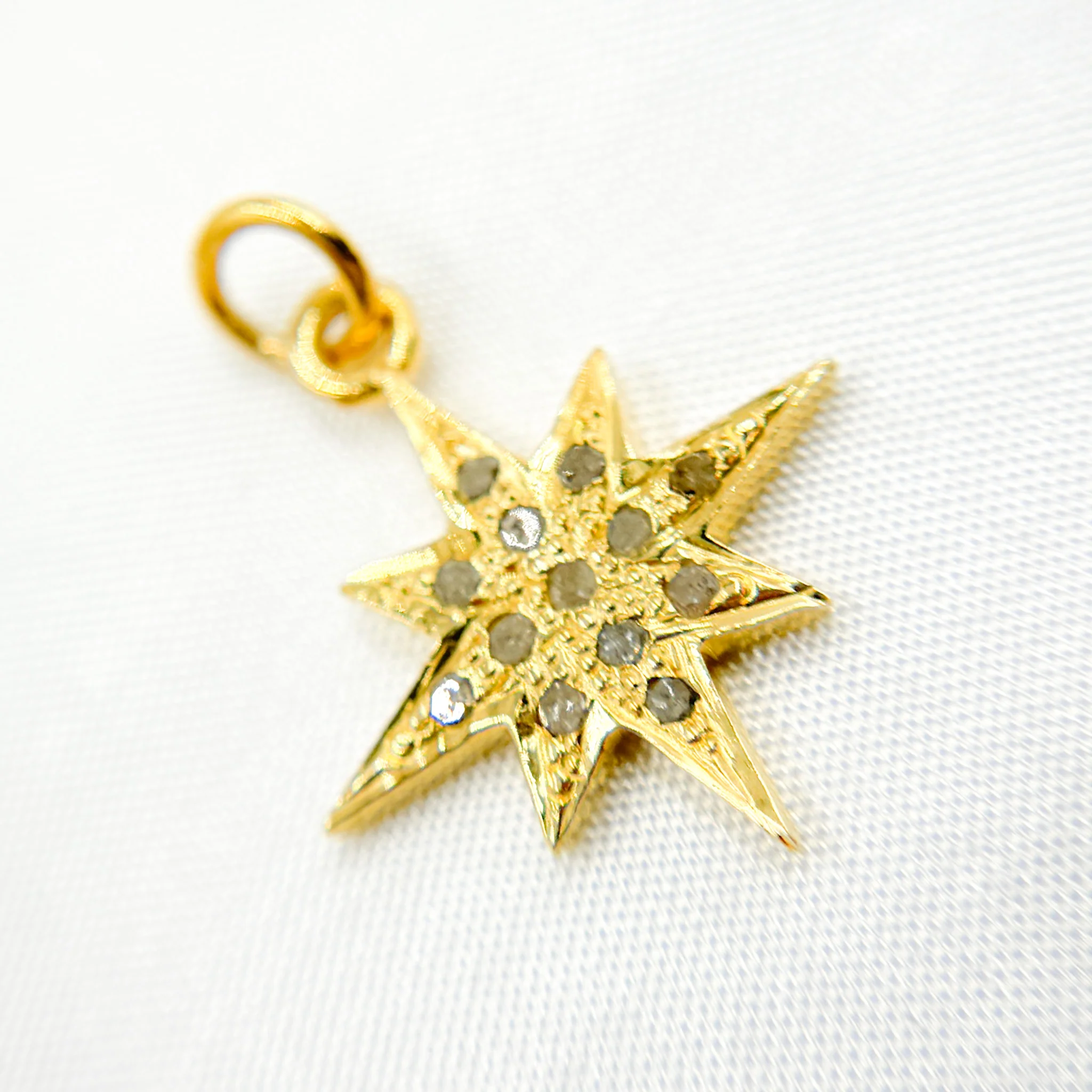 DC411. Diamond Sterling Silver Star Pendant - Image 4