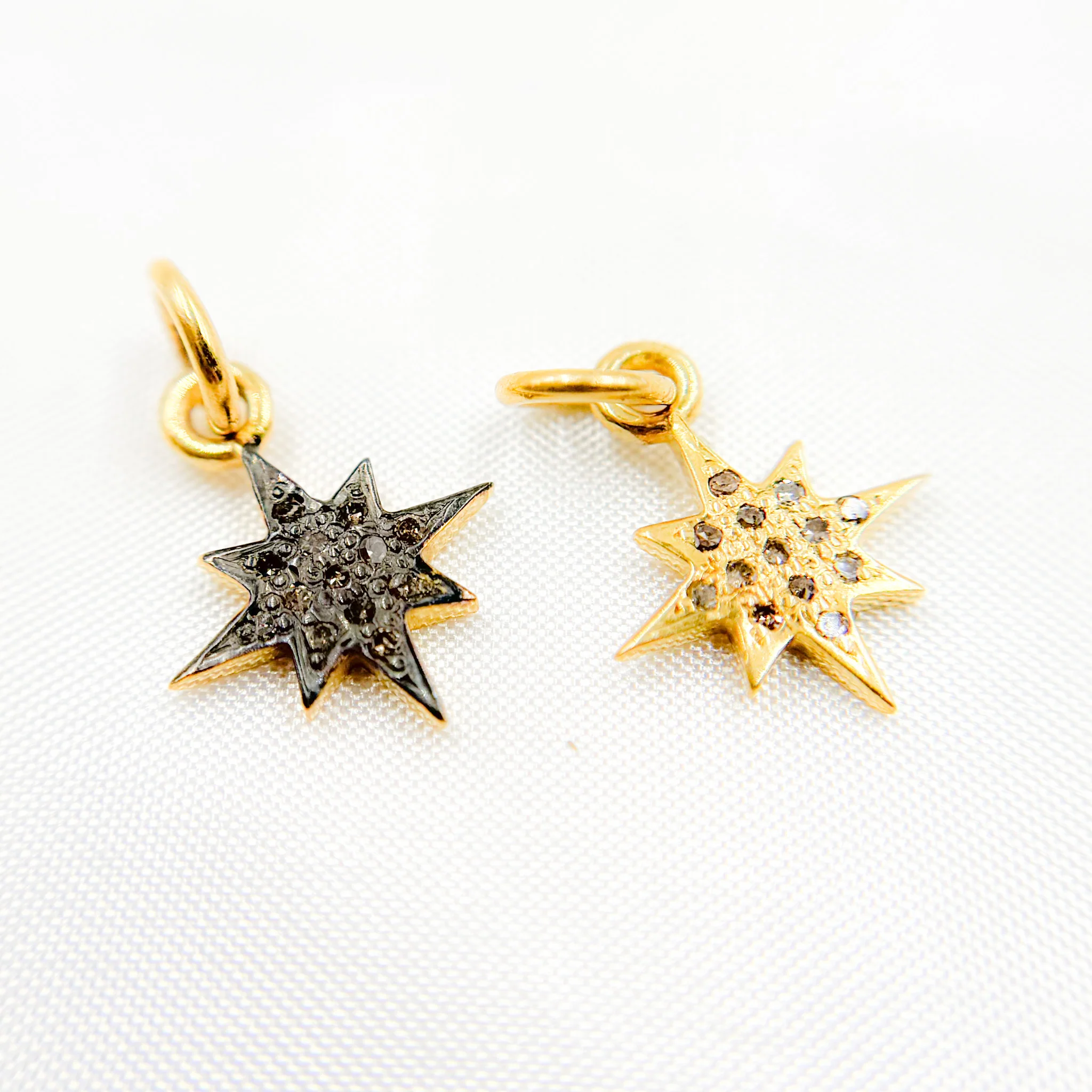 DC414. Diamond Sterling Silver Star Charm - Image 5