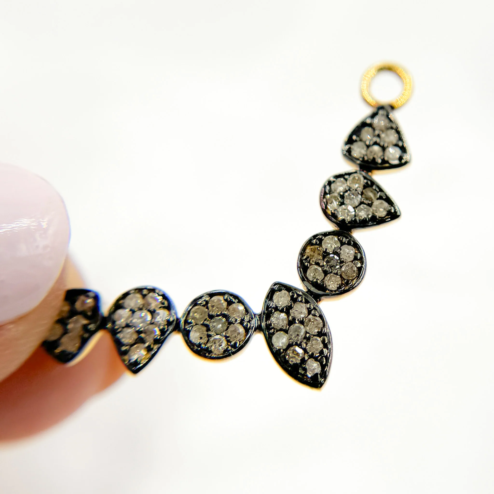 DC852. Diamond Sterling Silver Fancy Pendant - Image 4