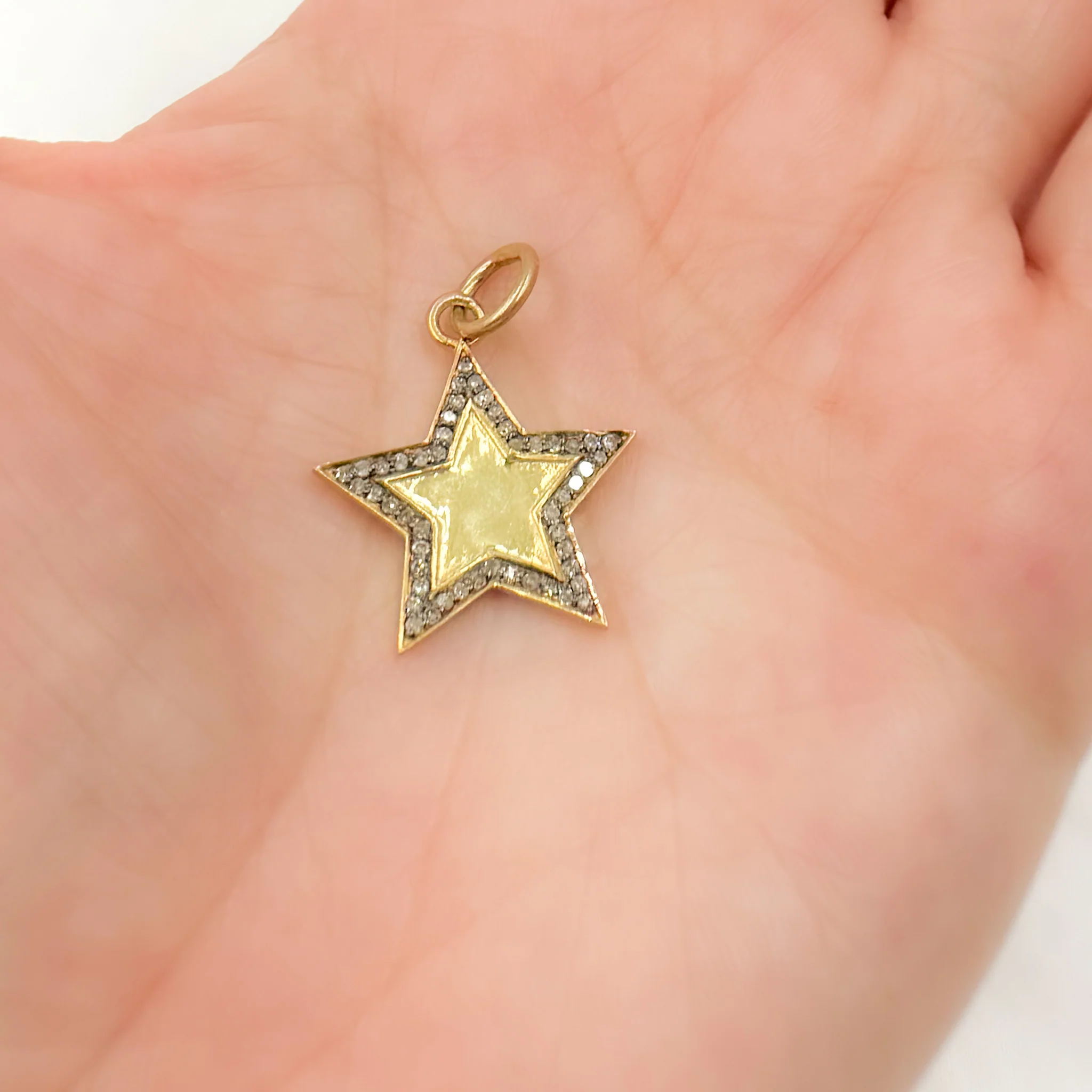 DC853. Diamond Sterling Silver Star Pendant - Image 7
