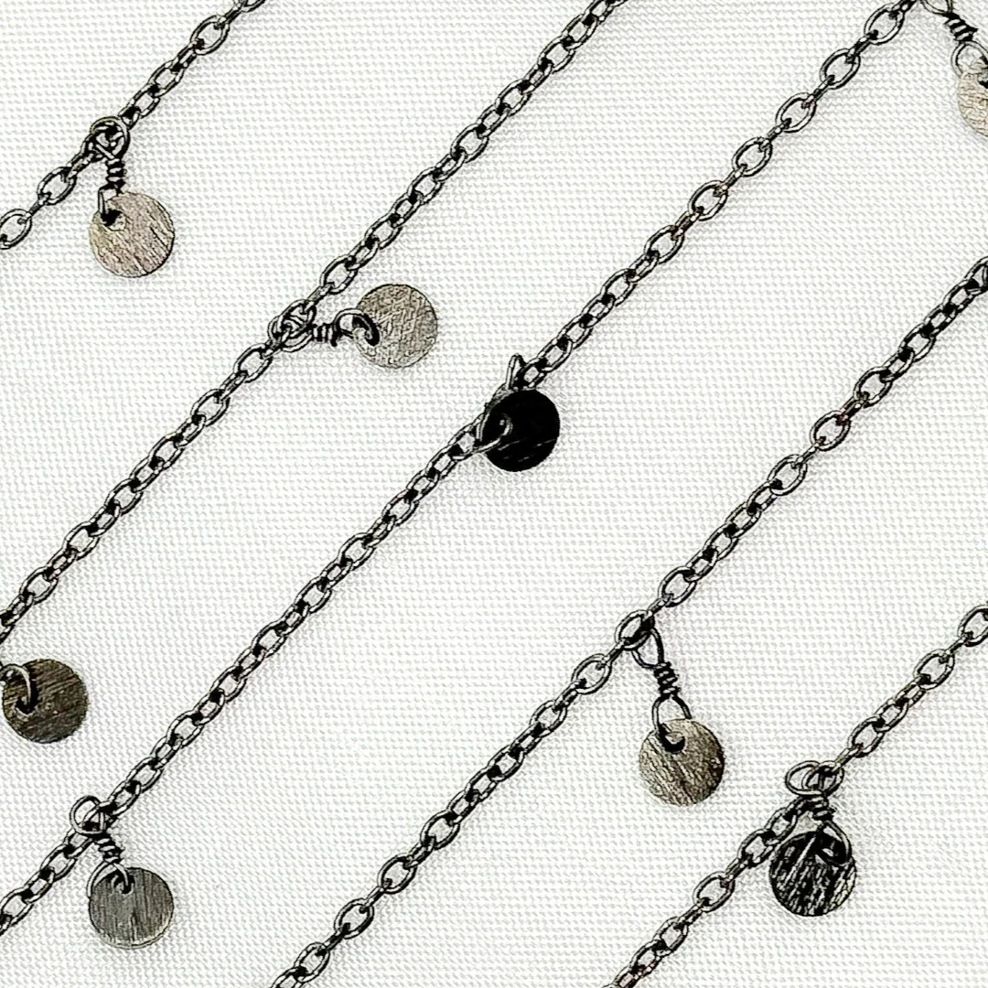 Disc Shape 4mm Dangle Wire Chain. 311D - Image 15