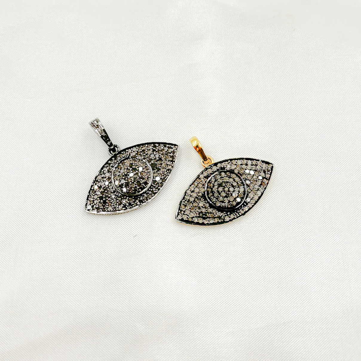 DP293. Diamond Sterling Silver Eye Pendant - Image 6
