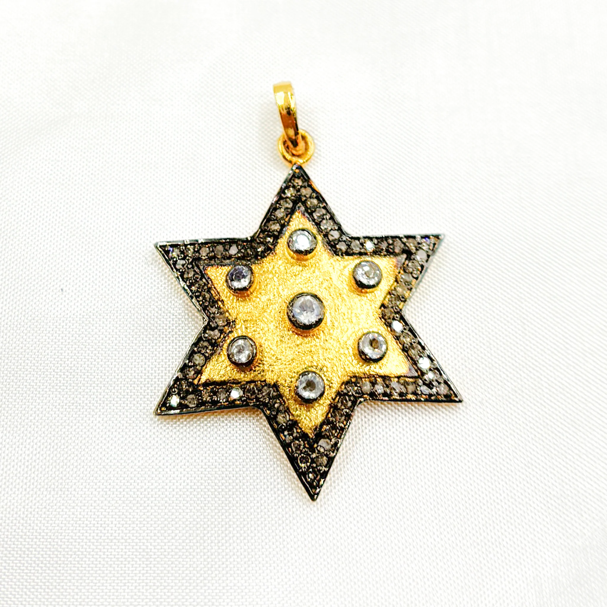 DP0123. Diamond Silver Star Pendant - Image 6