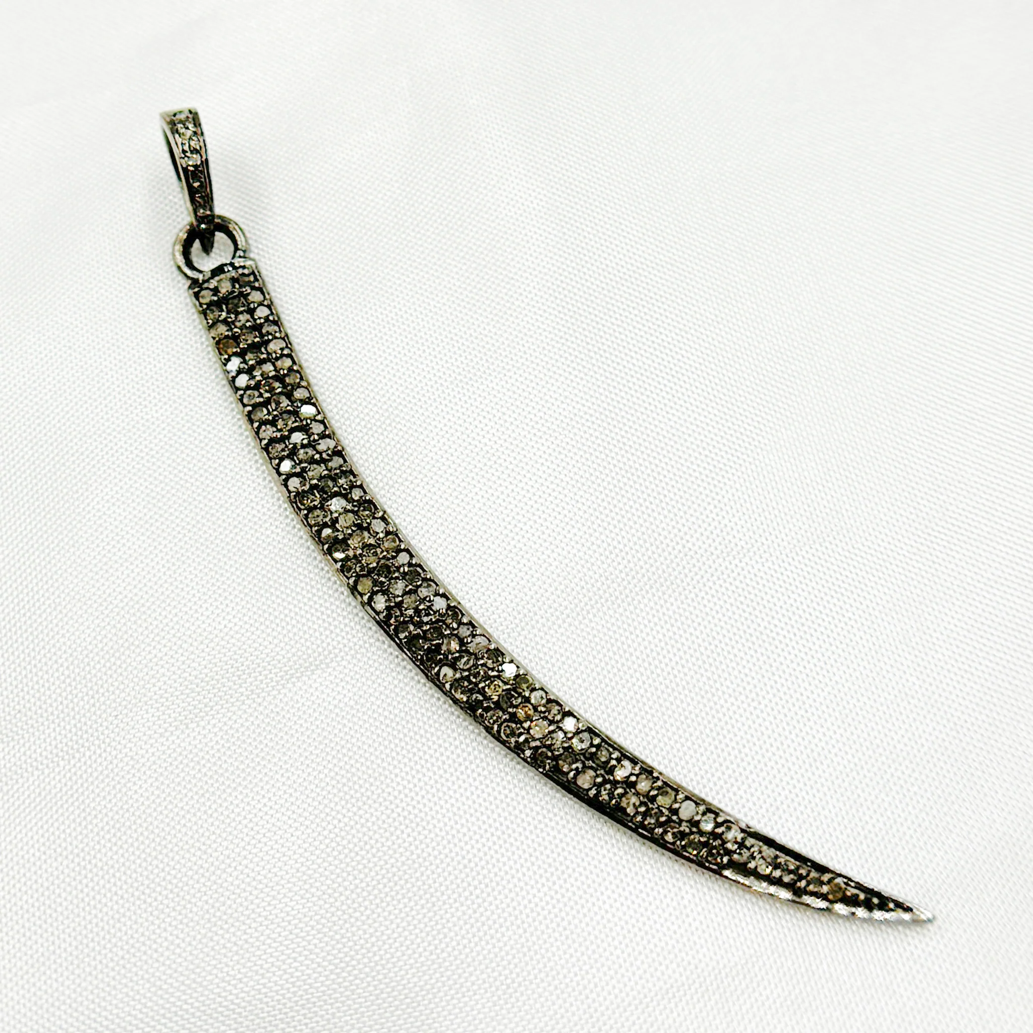 DP185. Diamond Sterling Silver Sword Pendant - Image 3