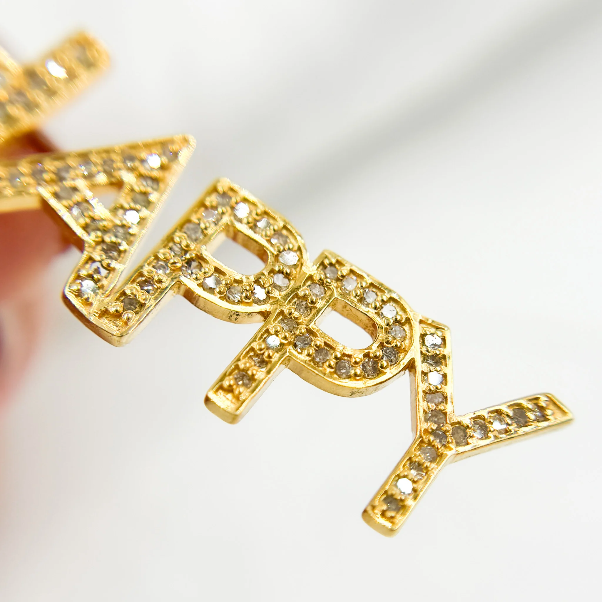 DP596. Diamond Sterling Silver Happy Pendant - Image 3