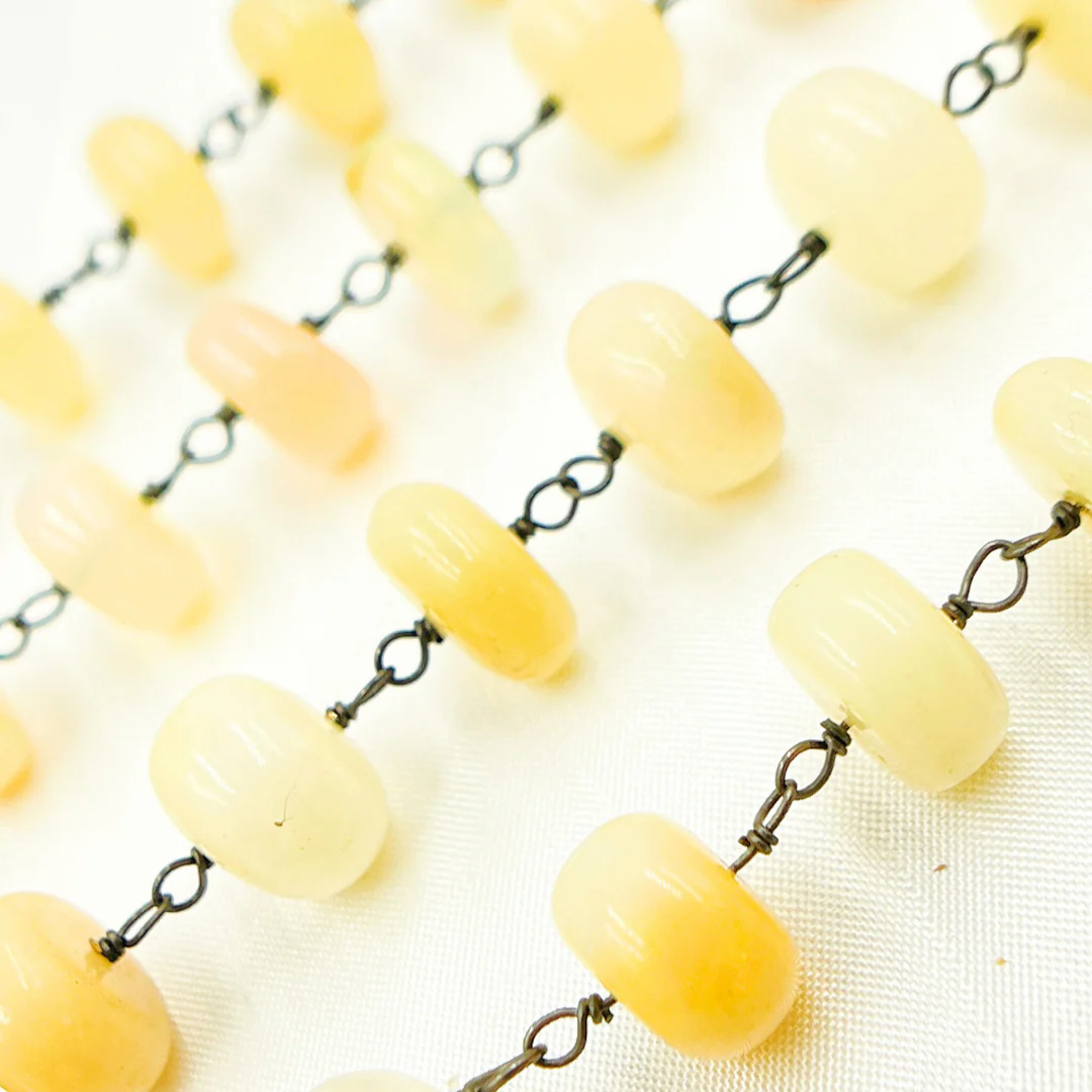 Ethiopian Opal Oxidized Wire Chain. ETH6 - Image 4
