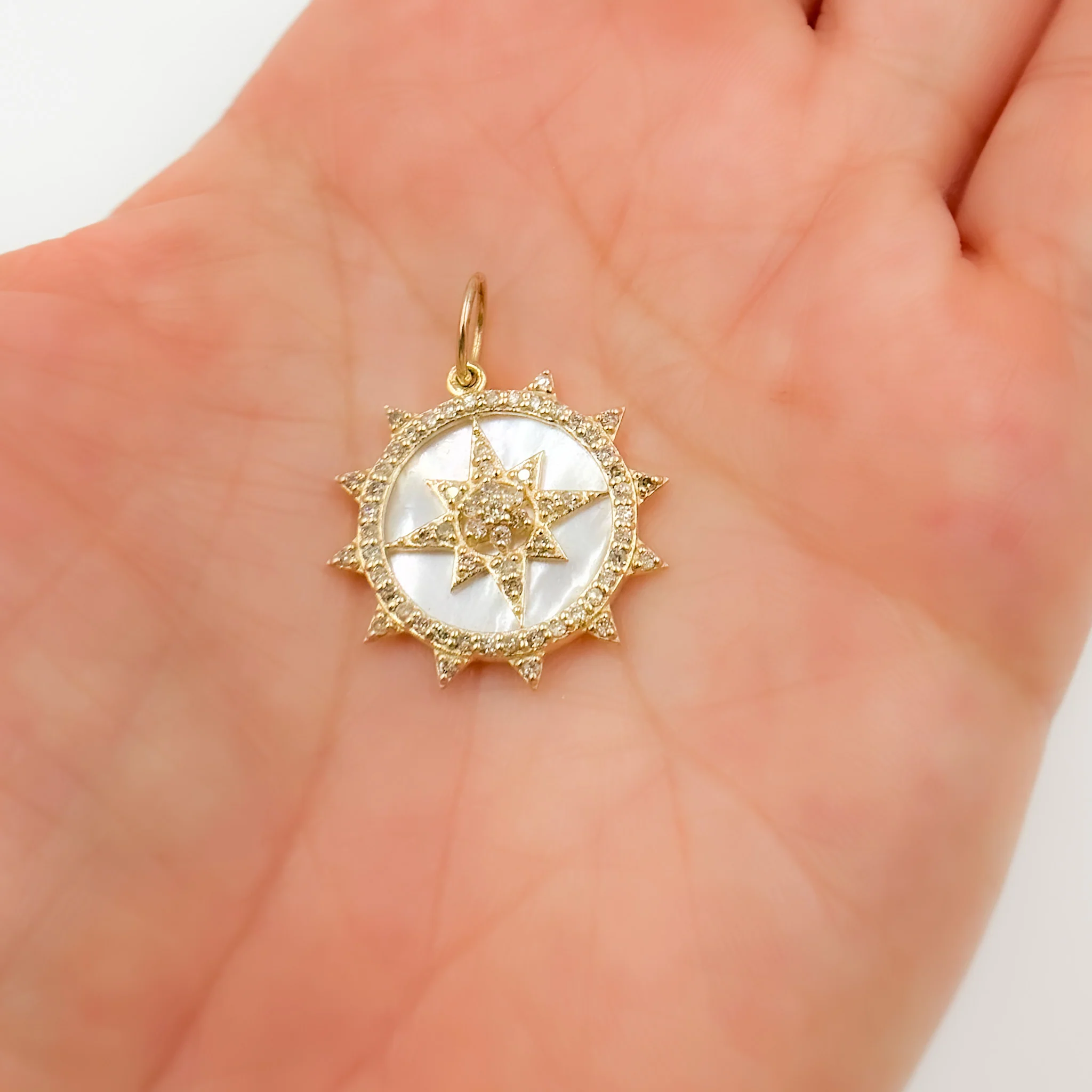 GDP575. 14K Gold Star Pendant - Image 6