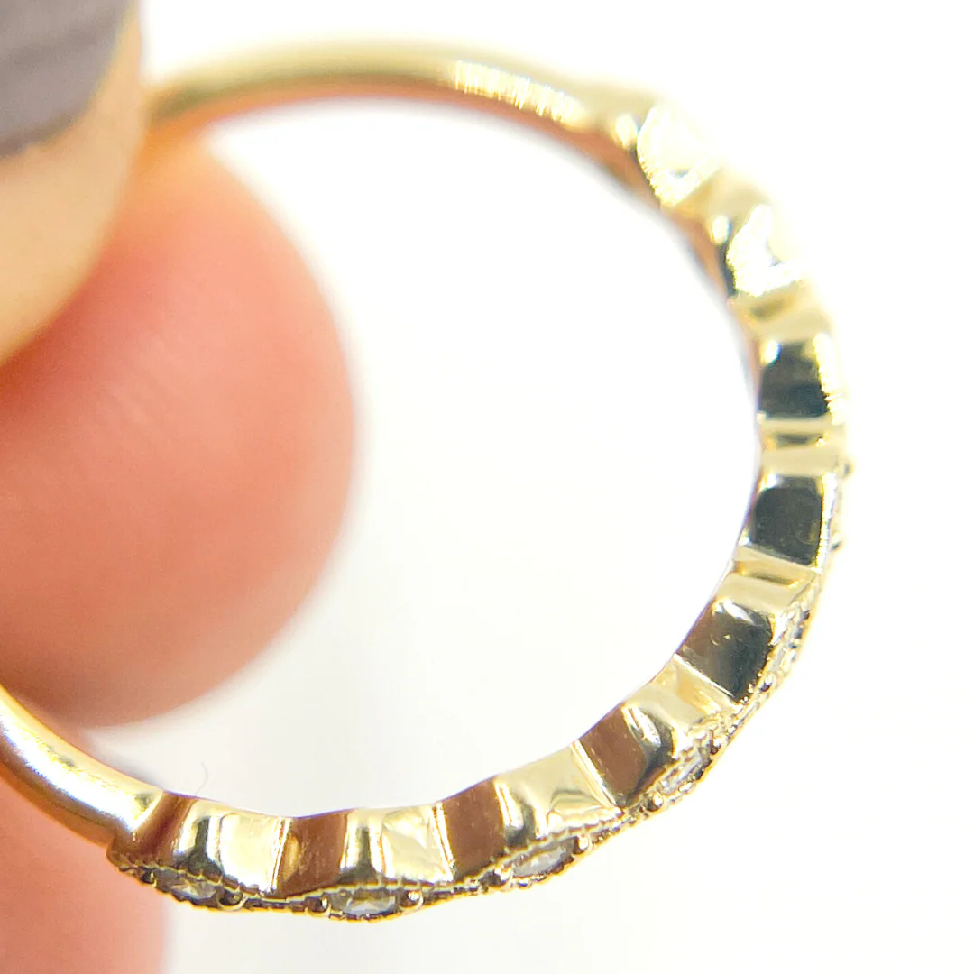 RAF00406. 14K Solid Gold Diamond Ring - Image 6
