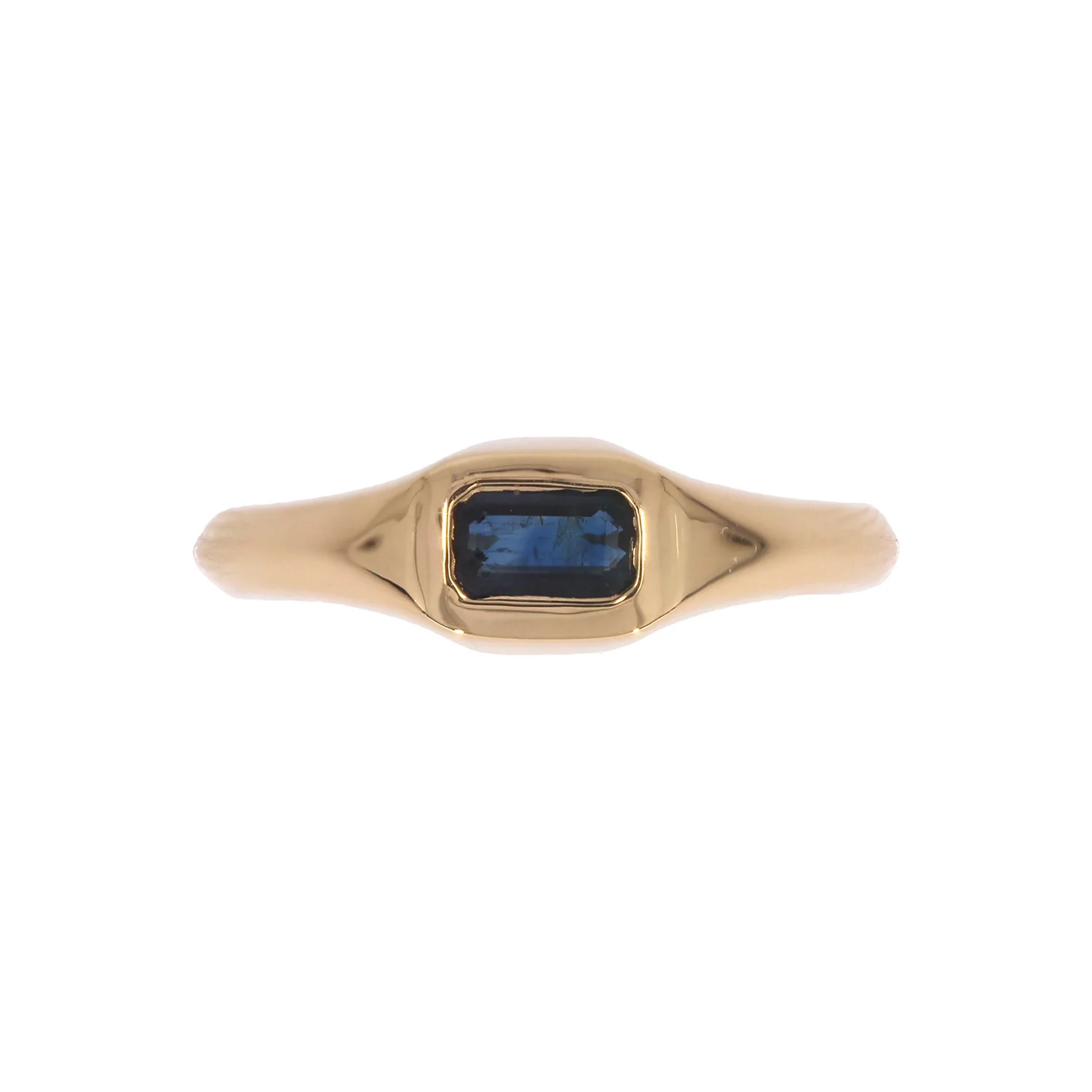 REF11478BS. 14K Solid Gold Blue Sapphire Ring - Image 10