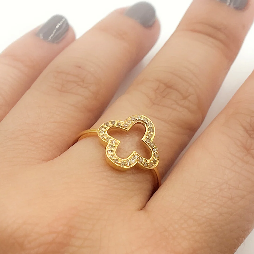 GDR33. 14K Solid Gold Diamond Ring